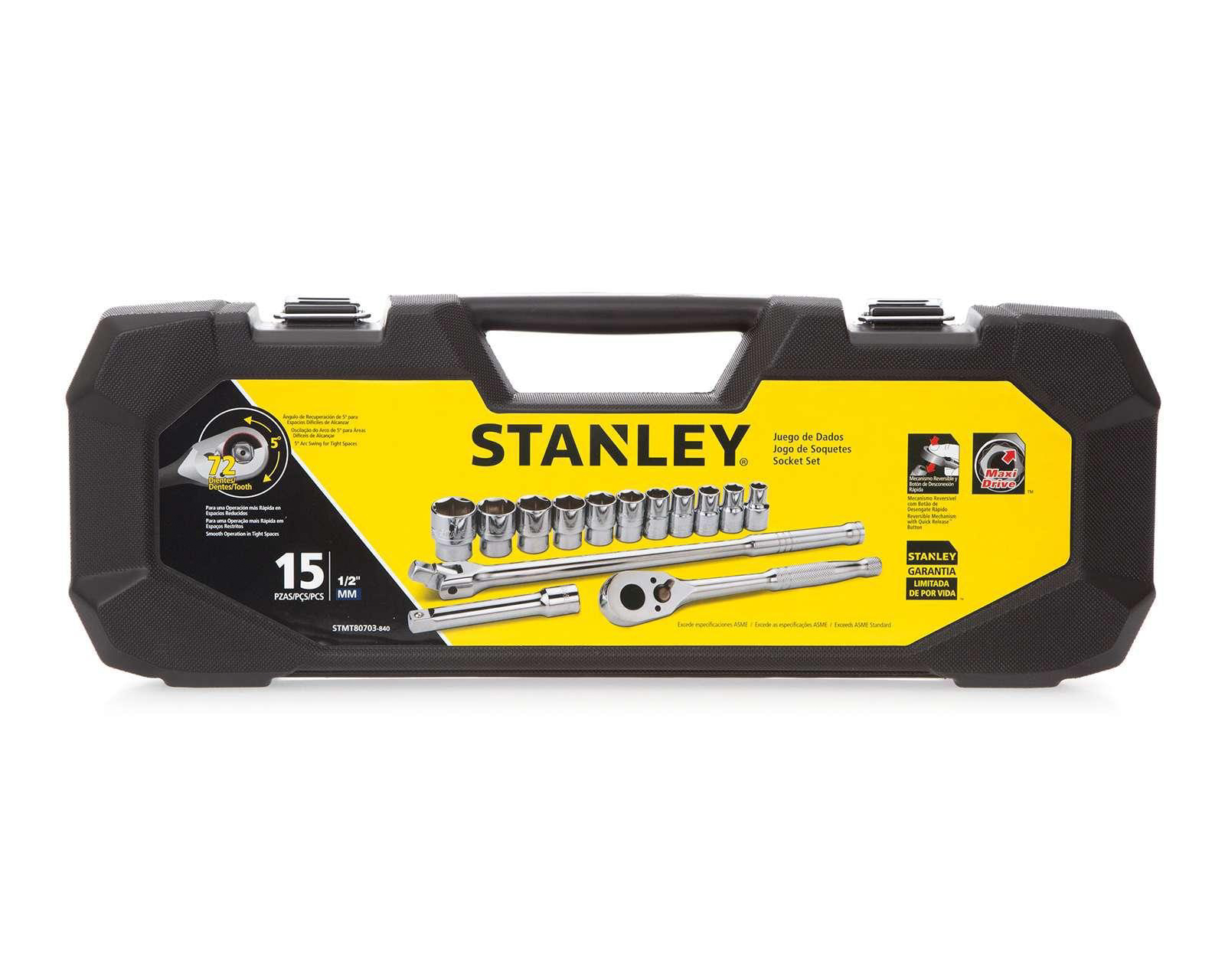 Foto 5 | Foto 5 | Juego de Dados Stanley STMT80703-840 15 Piezas