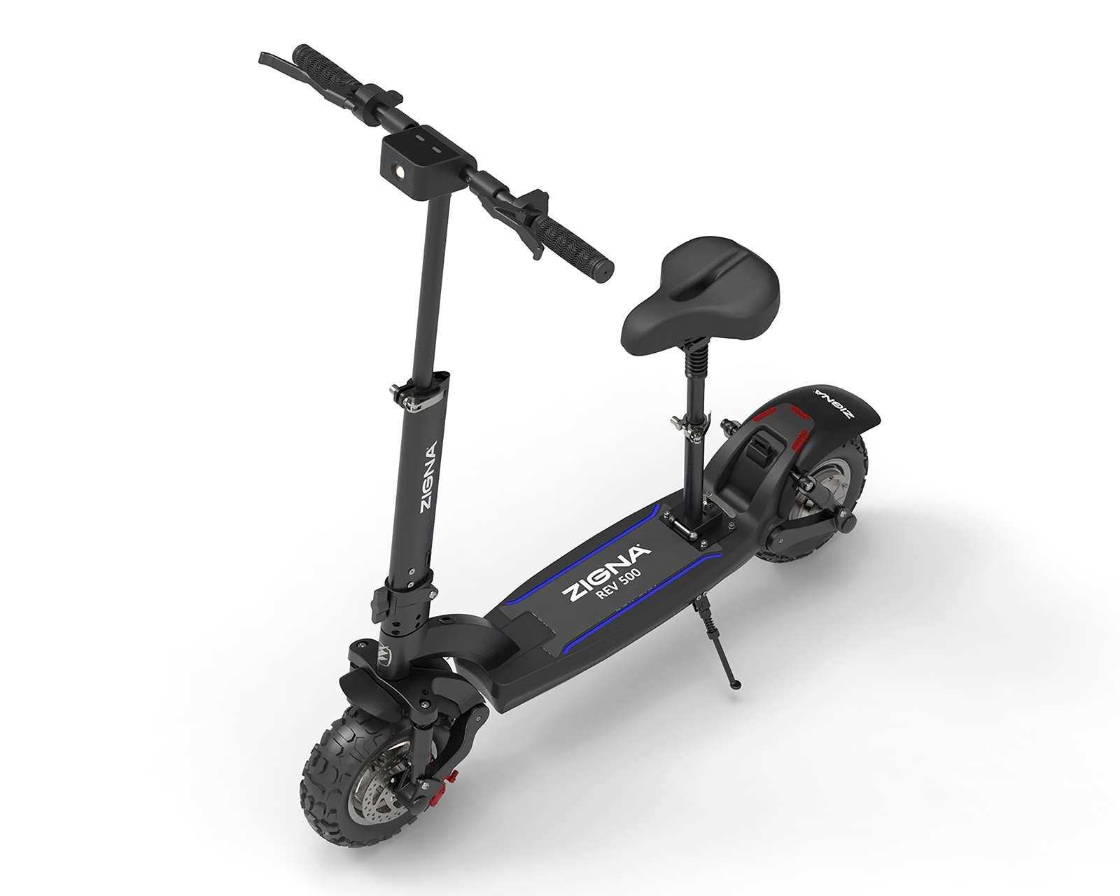 Foto 10 pulgar | Foto 8 | Scooter Eléctrico Zigna Rev 500 hasta 25 km/h Negro