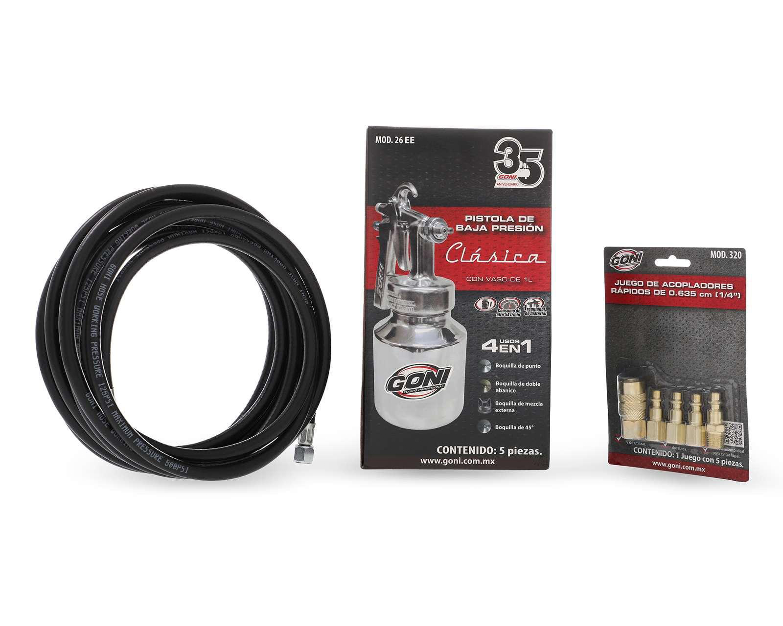 Foto 2 pulgar | Foto 1 | Pistola para Pintura Goni 26EEC 600 ml