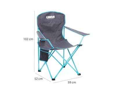 Foto 7 | Foto 7 | Silla Plegable LF60227 Gris
