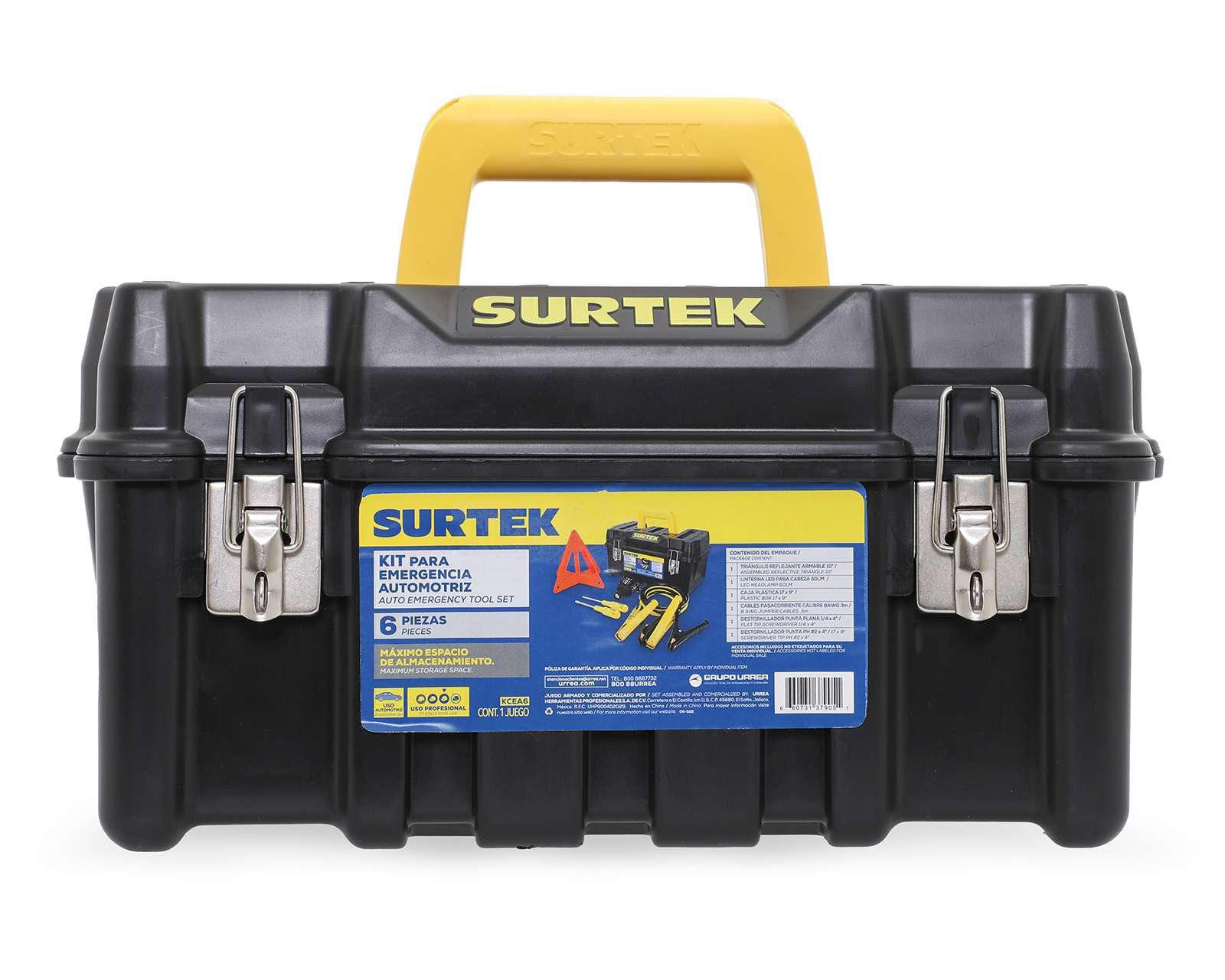Foto 6 pulgar | Foto 5 | Kit de Emergencia Automotriz Surtek 6 Piezas