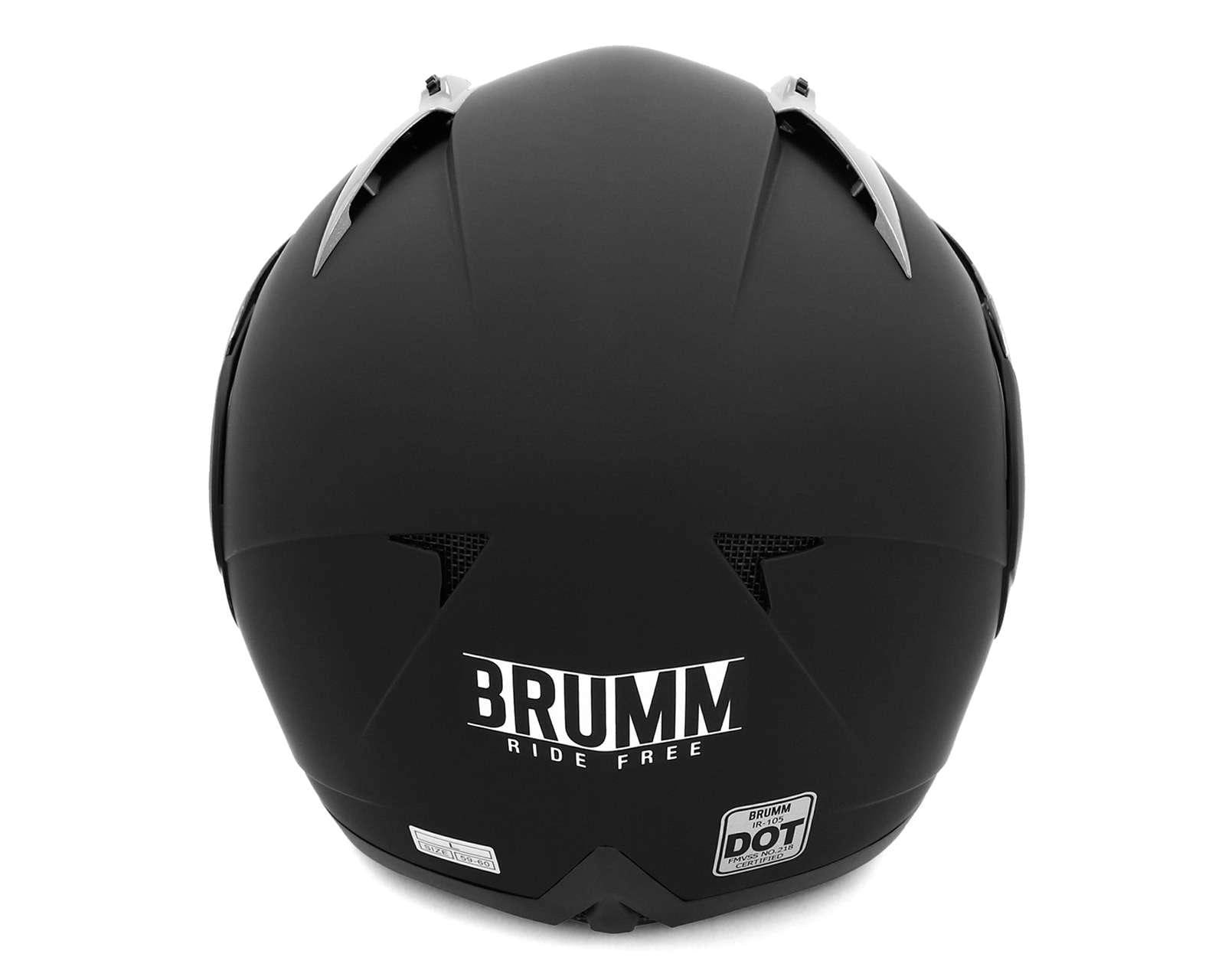 Foto 4 | Foto 4 | Casco para Motociclista Brumm Grande Negro