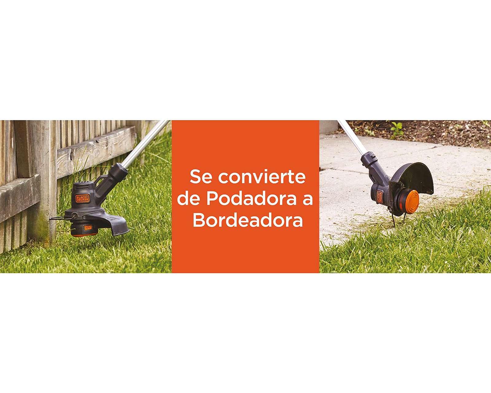Foto 5 | Foto 5 | Desbrozadora Inalámbrica 10" Black+Decker LST201-B3