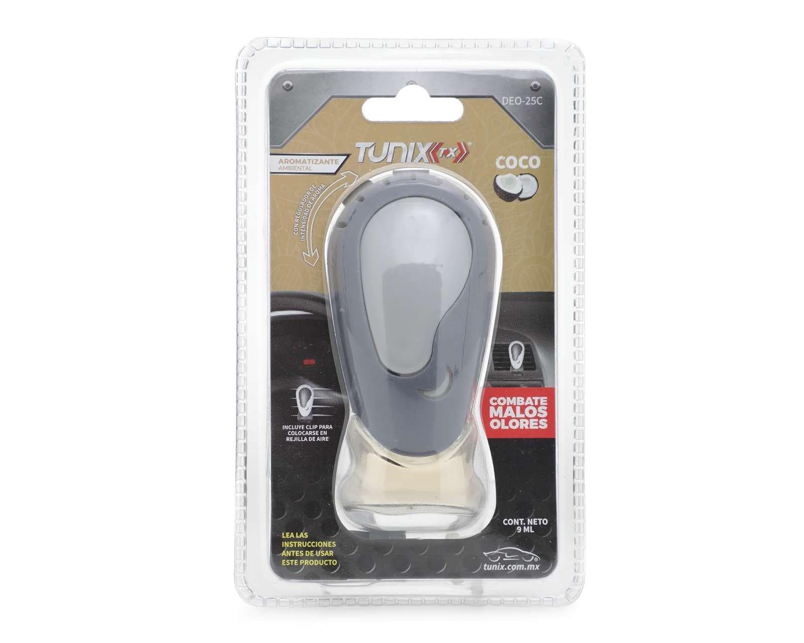 Foto 2 pulgar | Foto 1 | Aromatizante para Auto Tunix Coco Antiolores