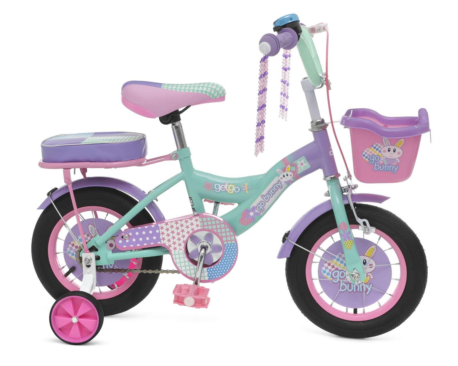 Foto 2 | Foto 2 | Bicicleta Infantil Getgo Go Bunny 12" Lila/Rosa