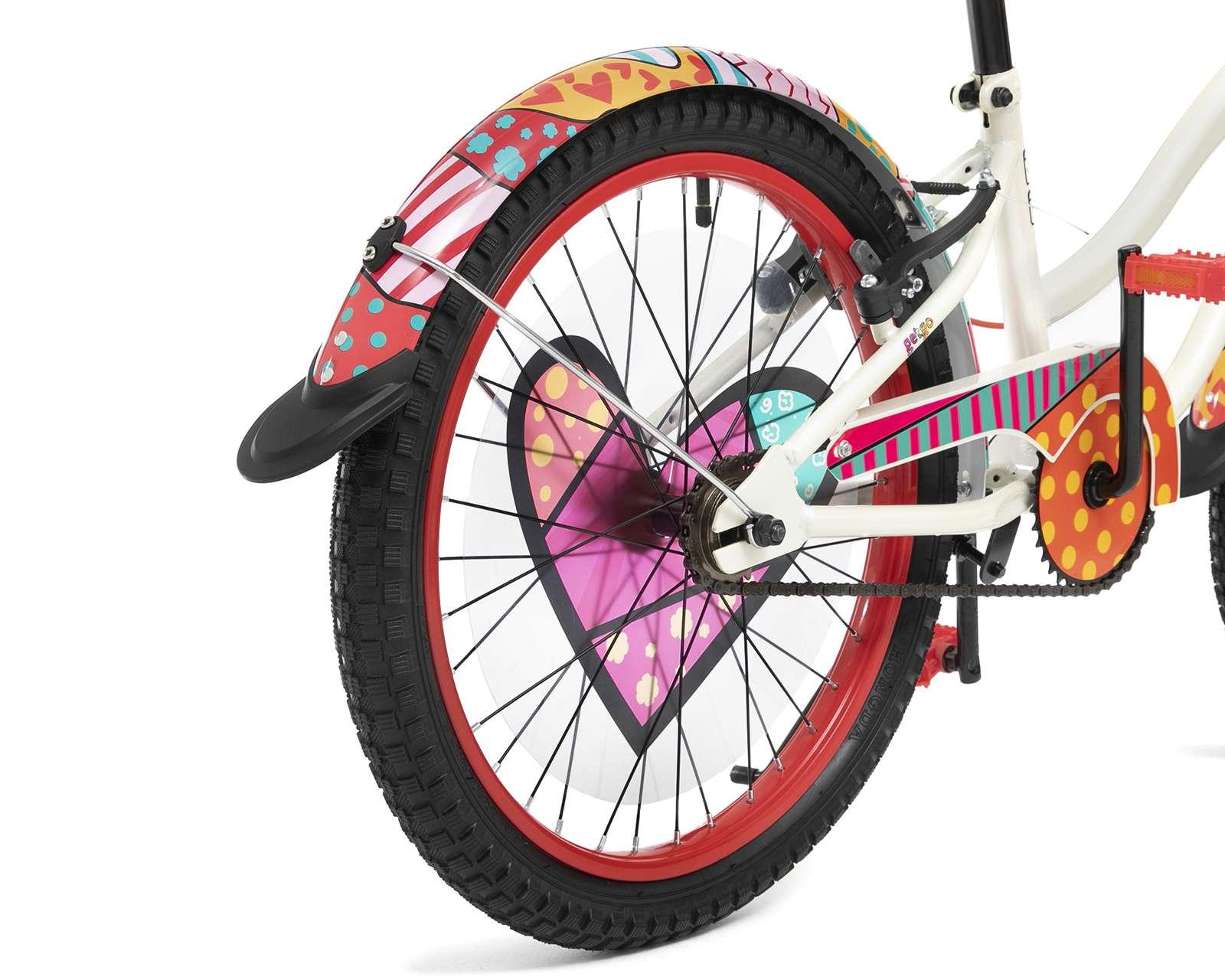 Foto 7 pulgar | Foto 6 | Bicicleta Urbana GETGO Go Lovely 20" Blanca