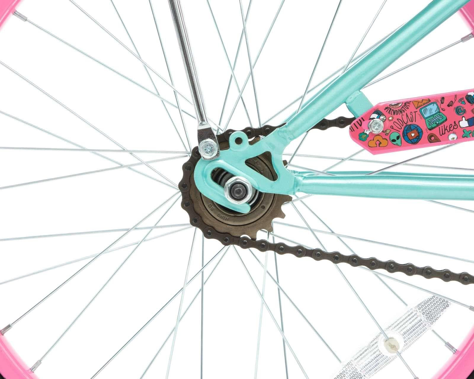 Foto 5 | Foto 5 | Bicicleta Getgo Go Pretty 20" Azul/Rosa