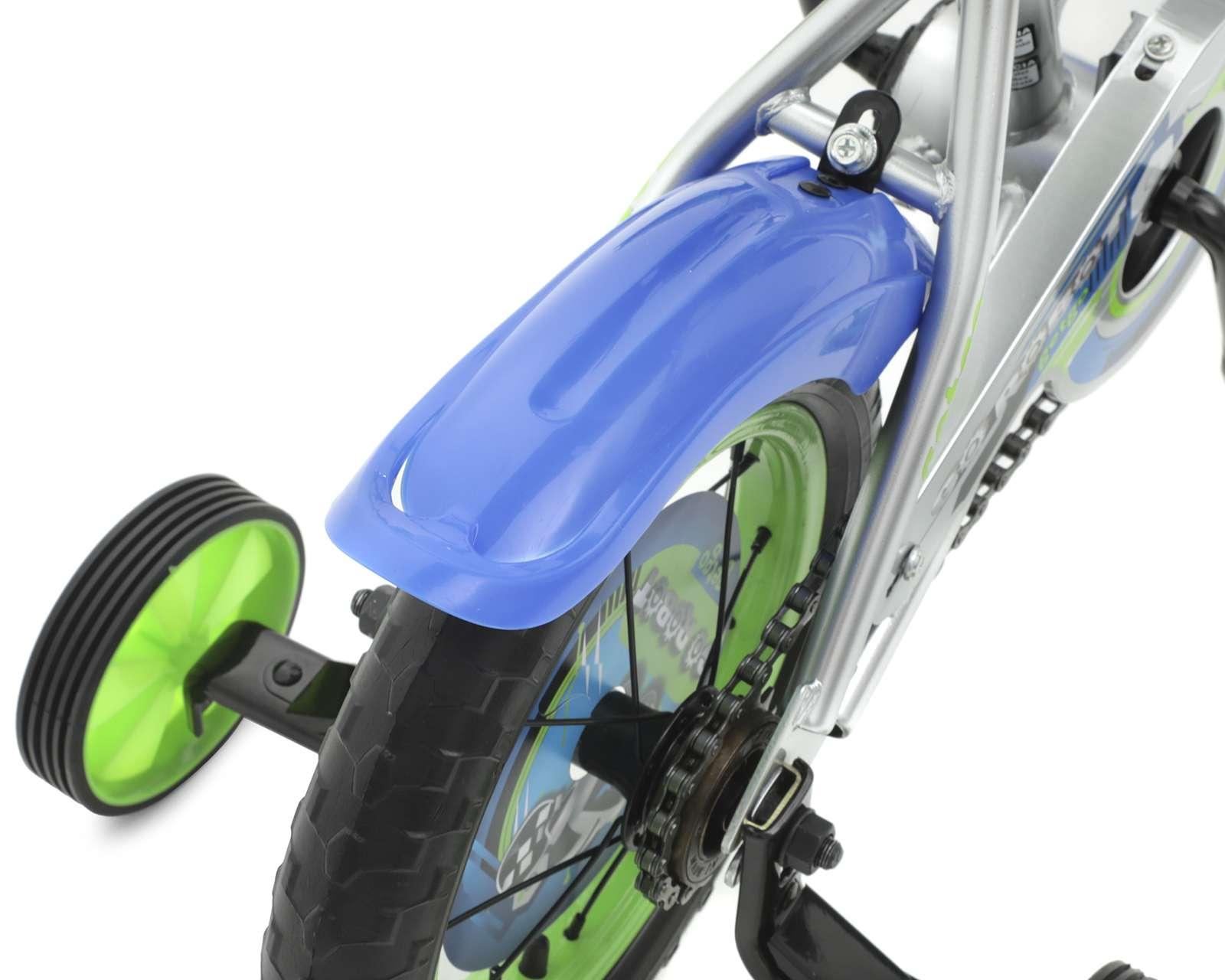 Foto 7 pulgar | Foto 6 | Bicicleta Infantil Getgo Go Robot 12" Azul/Verde