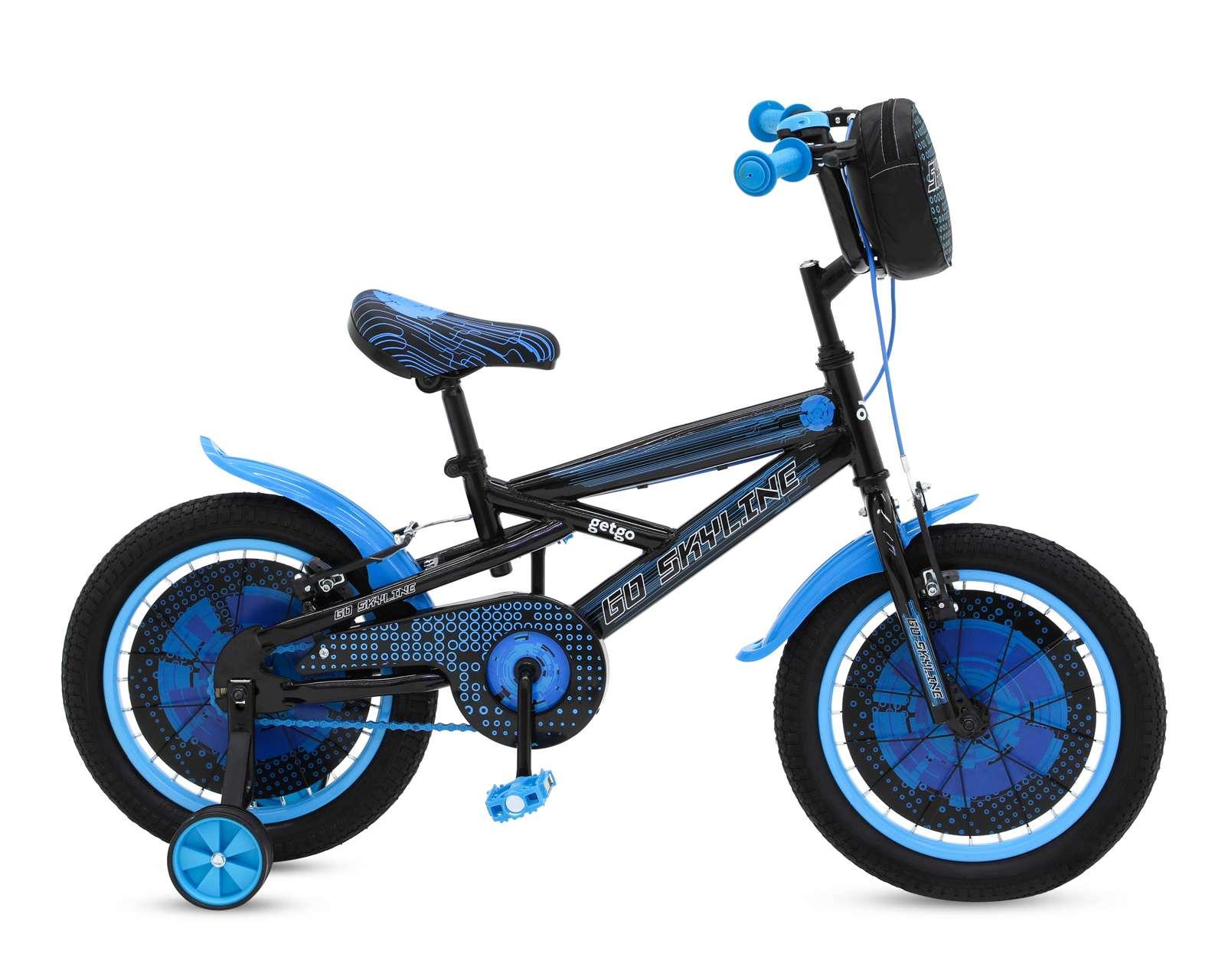 Foto 2 | Foto 2 | Bicicleta Infantil Getgo Go Skyline 16" Azul