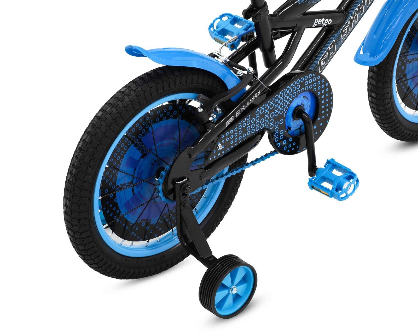 Foto 5 pulgar | Foto 4 | Bicicleta Infantil Getgo Go Skyline 16" Azul