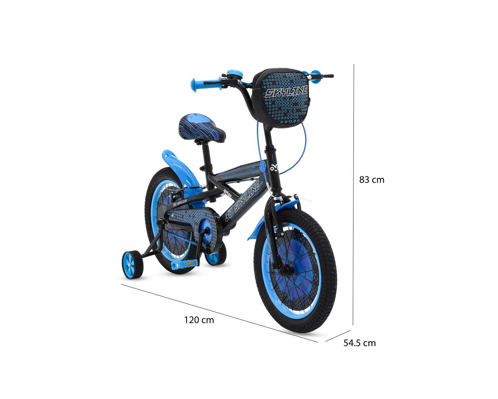 Foto 7 pulgar | Foto 6 | Bicicleta Infantil Getgo Go Skyline 16" Azul