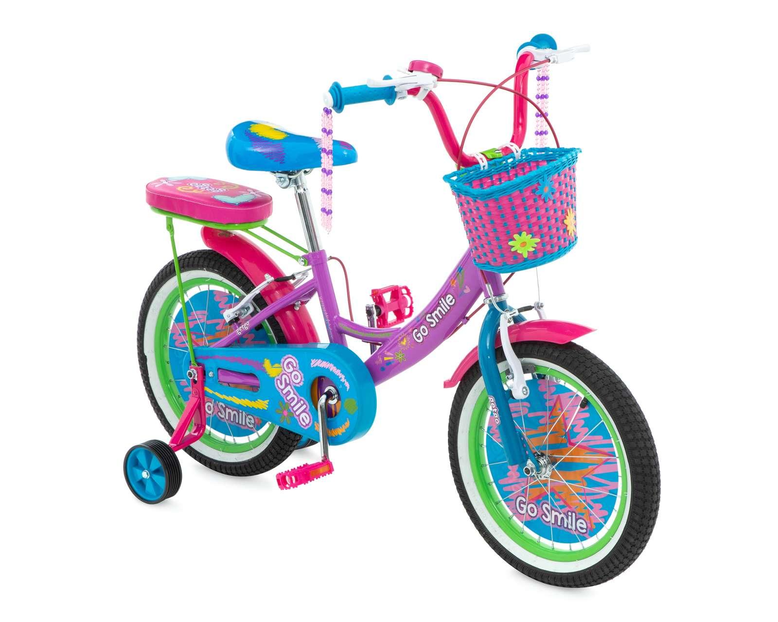 Foto 2 pulgar | Foto 1 | Bicicleta Getgo Go Smile 16" Multicolor