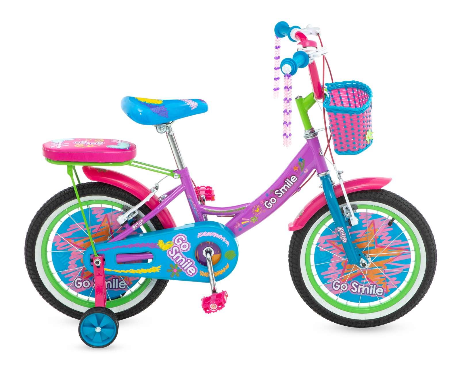 Foto 2 | Foto 2 | Bicicleta Getgo Go Smile 16" Multicolor