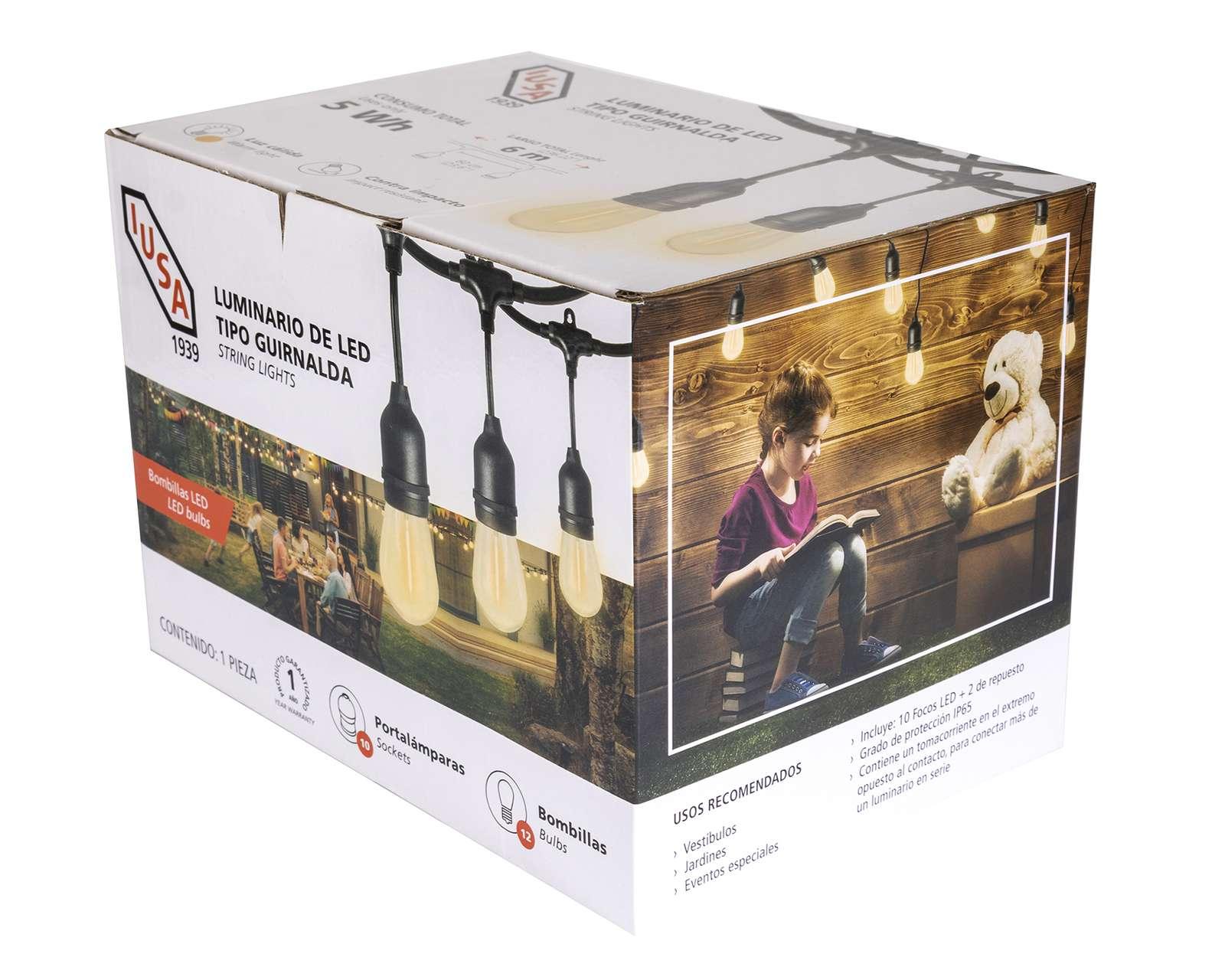 Serie de Luces IUSA 10 Lámparas