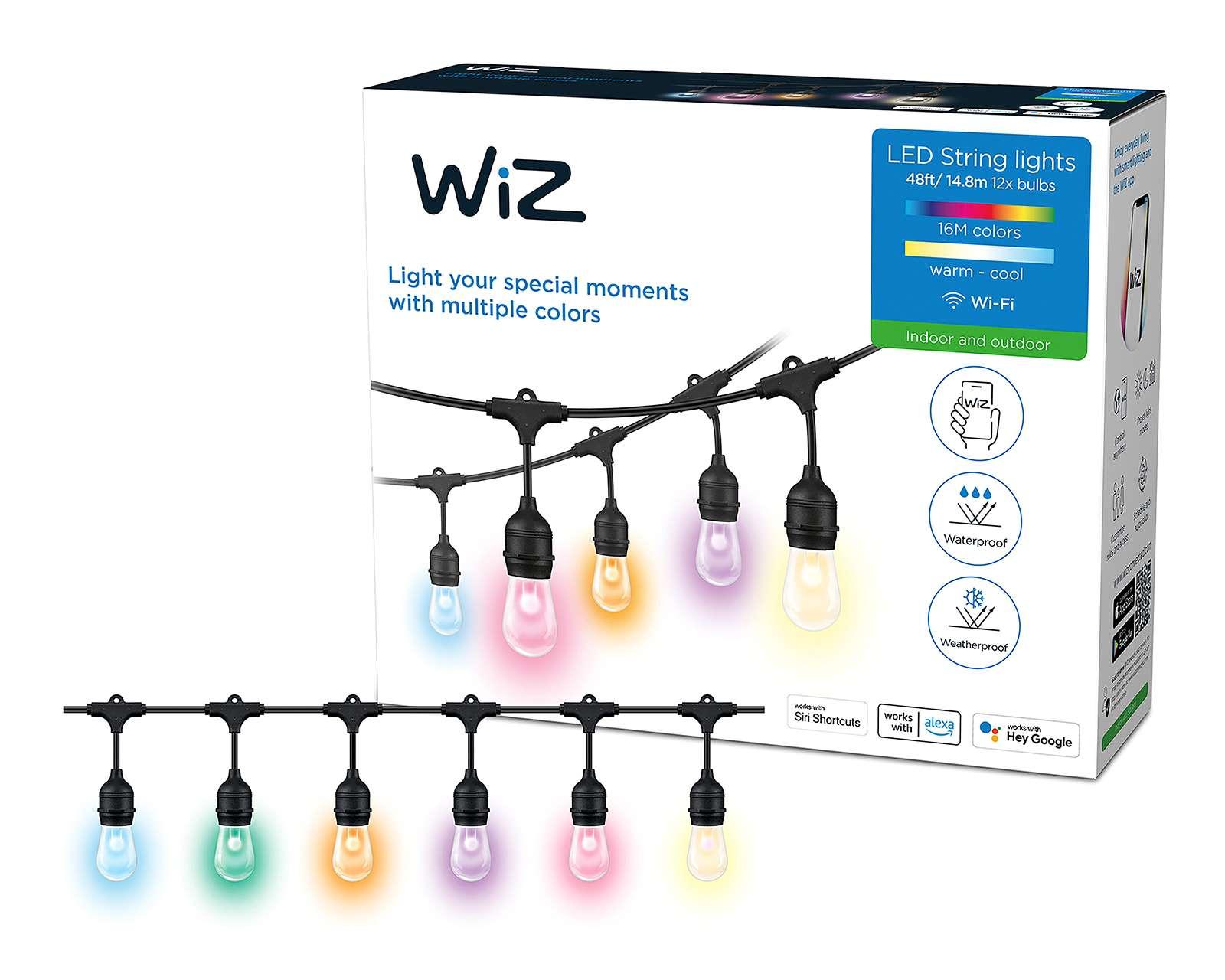 Tira de Luz WIZ 12 Focos Multicolor