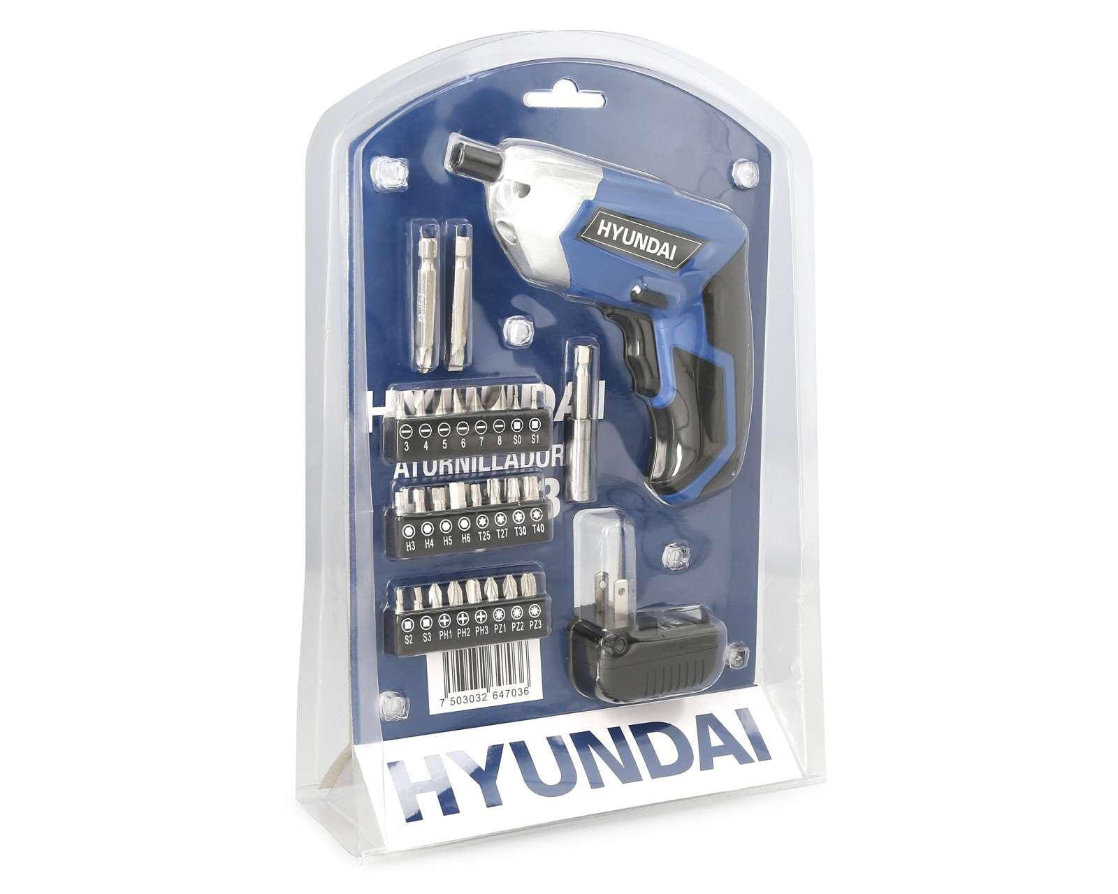 Foto 3 pulgar | Foto 2 | Atornillador Hyundai INALAM 3.6V HYA103
