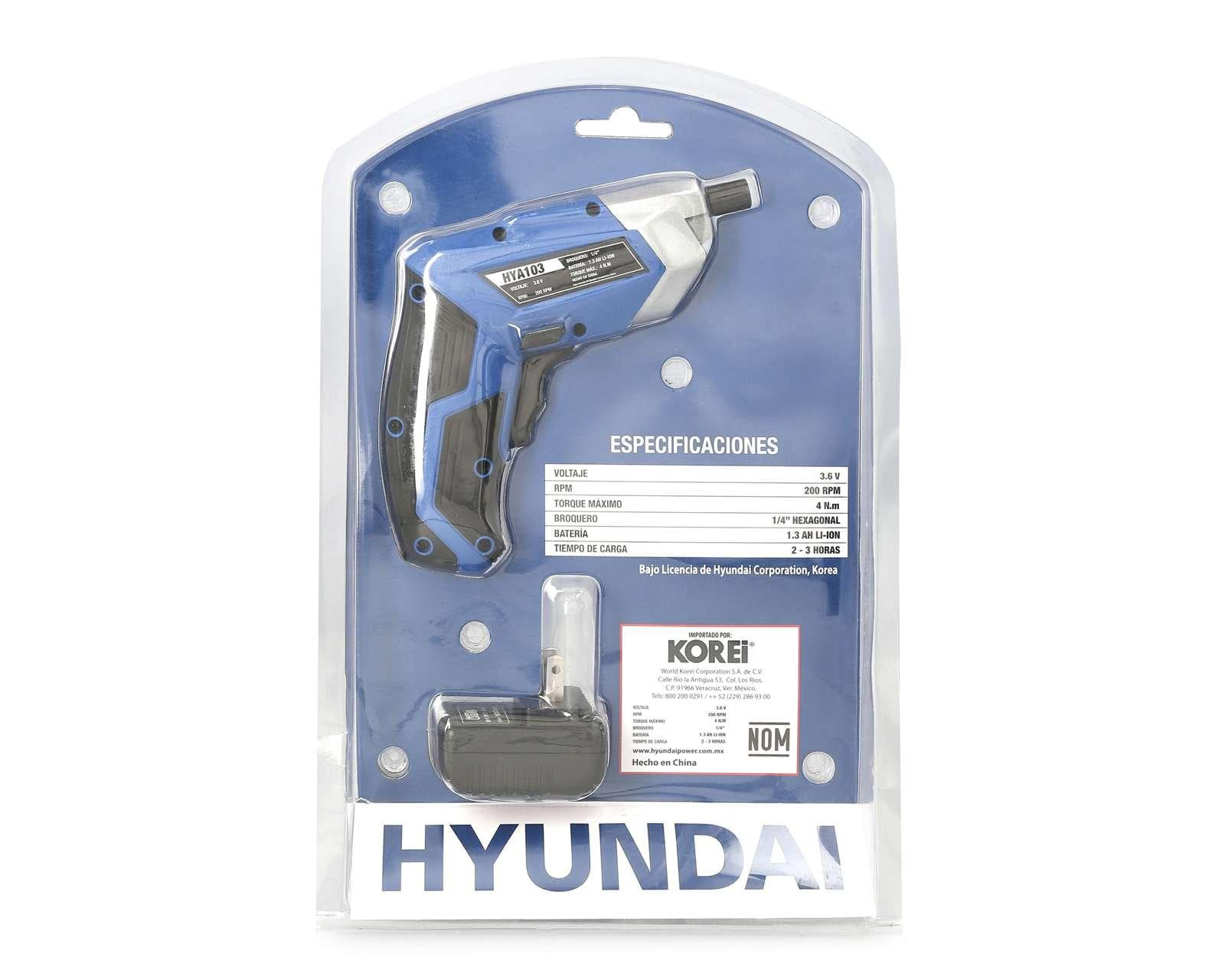Foto 3 | Foto 3 | Atornillador Hyundai INALAM 3.6V HYA103