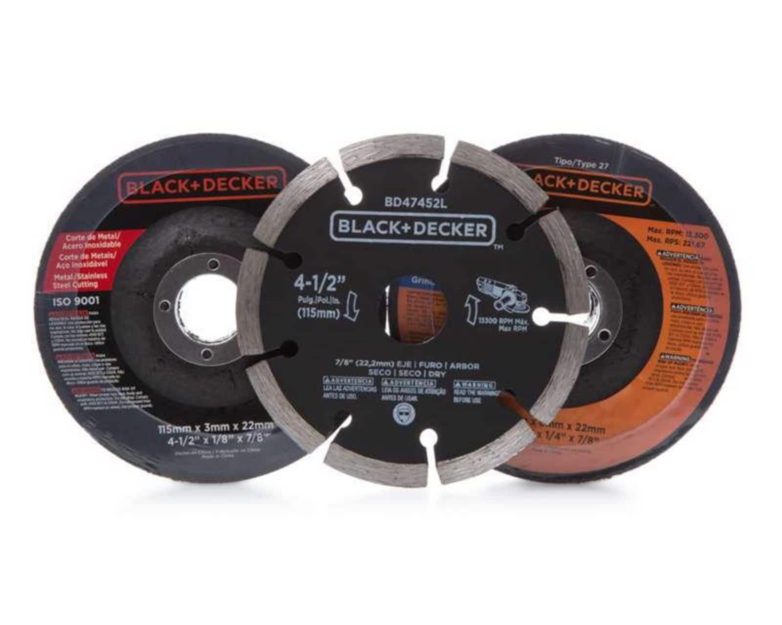 Foto 3 pulgar | Foto 2 | Esmeriladora Angular Black+Decker G720K12-B3 820 W
