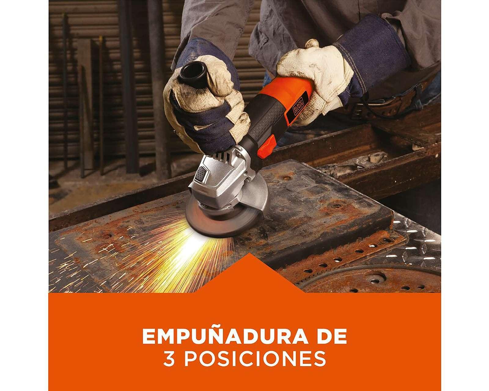 Foto 7 pulgar | Foto 6 | Esmeriladora Angular Black+Decker G720K12-B3 820 W
