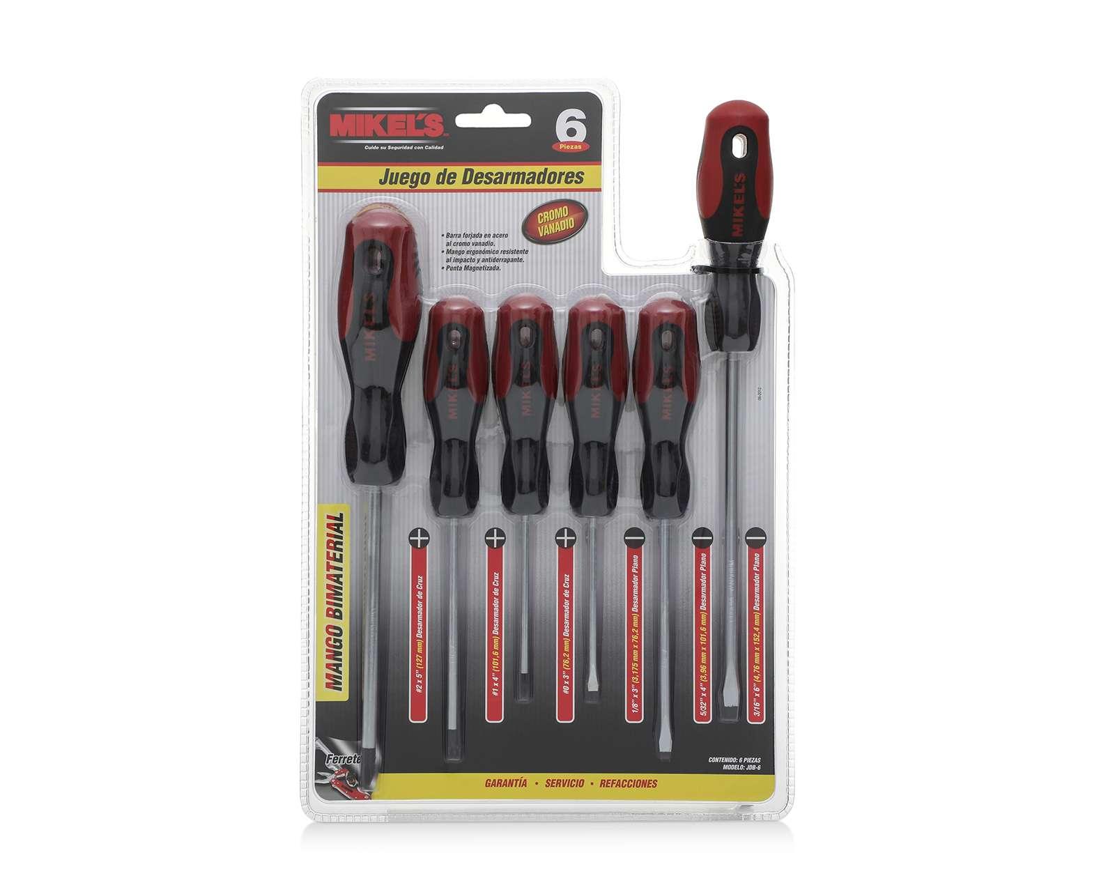 Foto 1 | Foto 1 | Juego de Desarmadores Mikels JDB-6 6 Piezas
