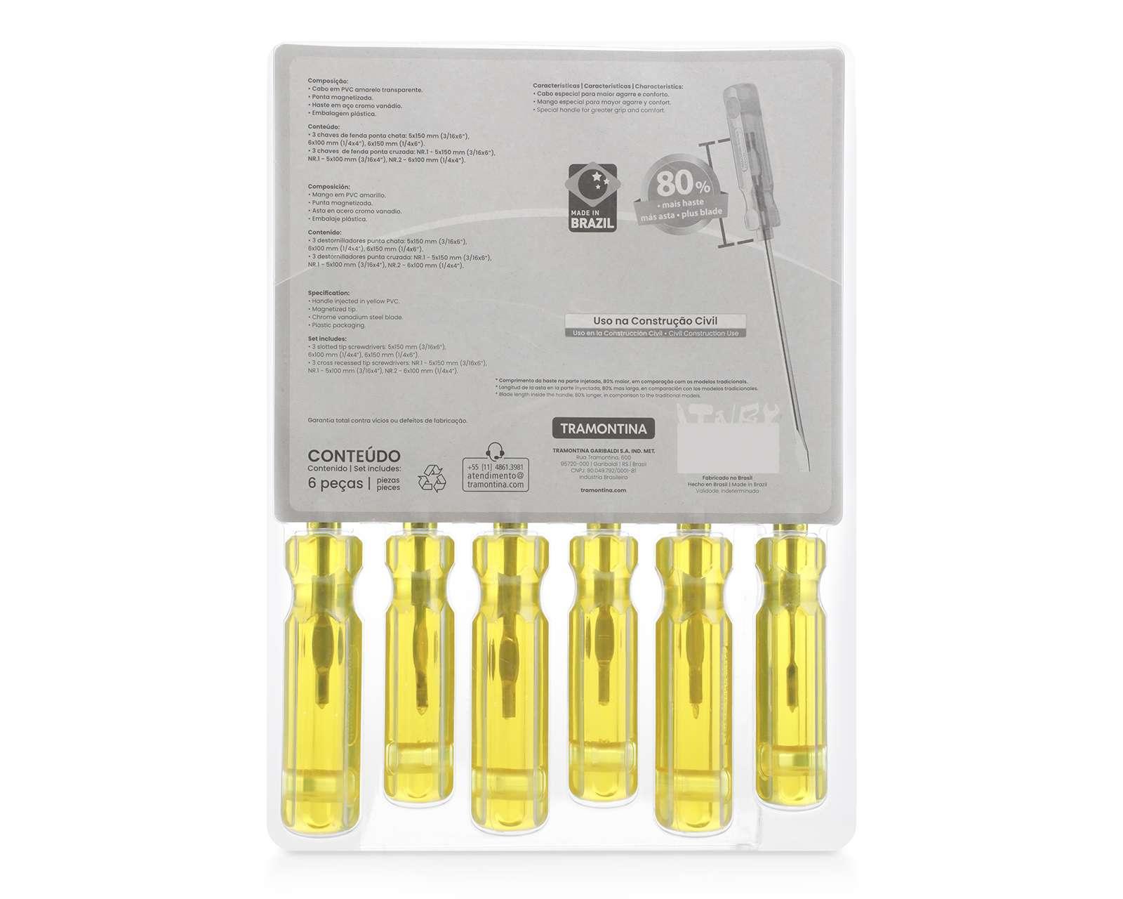 Foto 3 pulgar | Foto 2 | Juego de Herramientas Tramontina 41530/506 6 Piezas