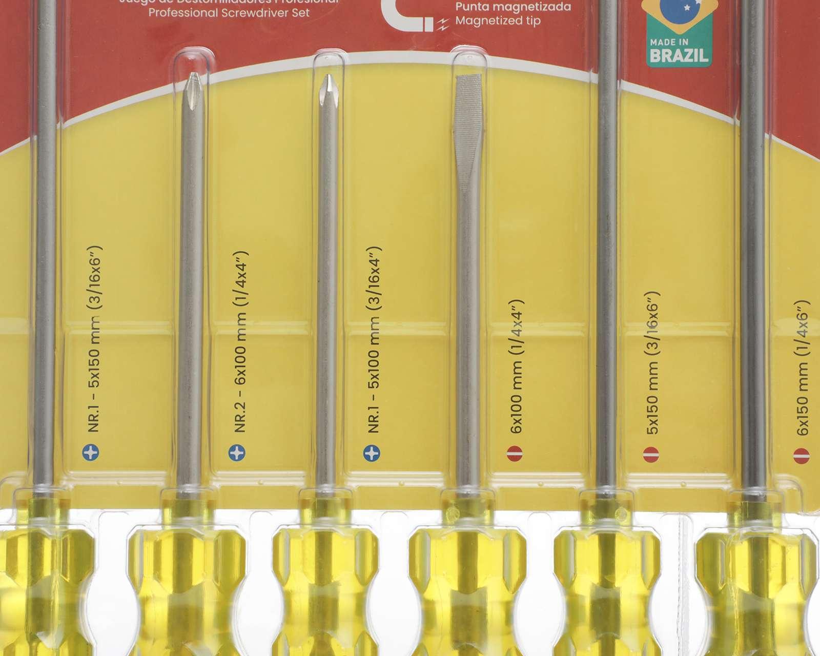 Foto 4 pulgar | Foto 3 | Juego de Herramientas Tramontina 41530/506 6 Piezas