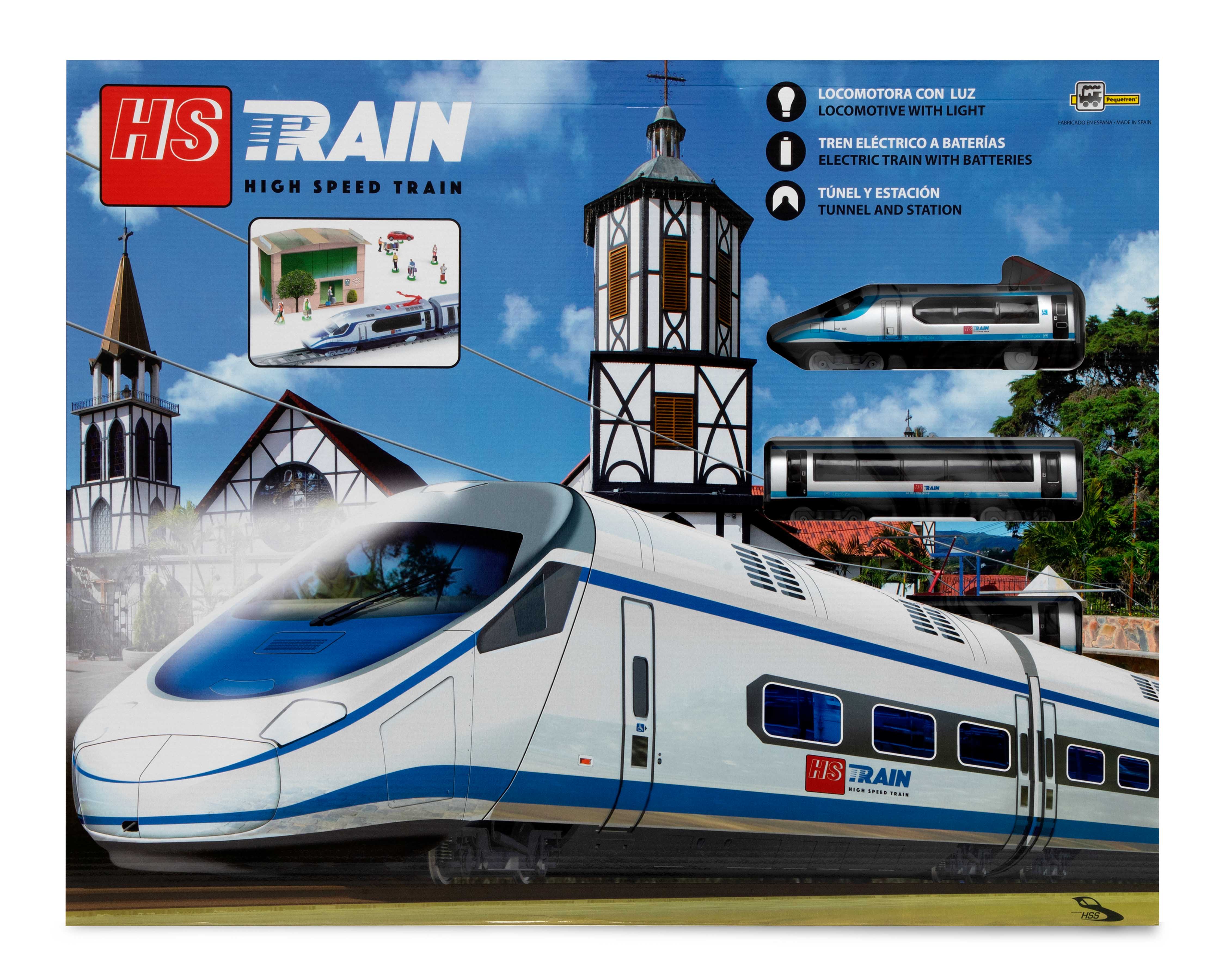 Tren Pequetren Alta Velocidad 705 Blanco