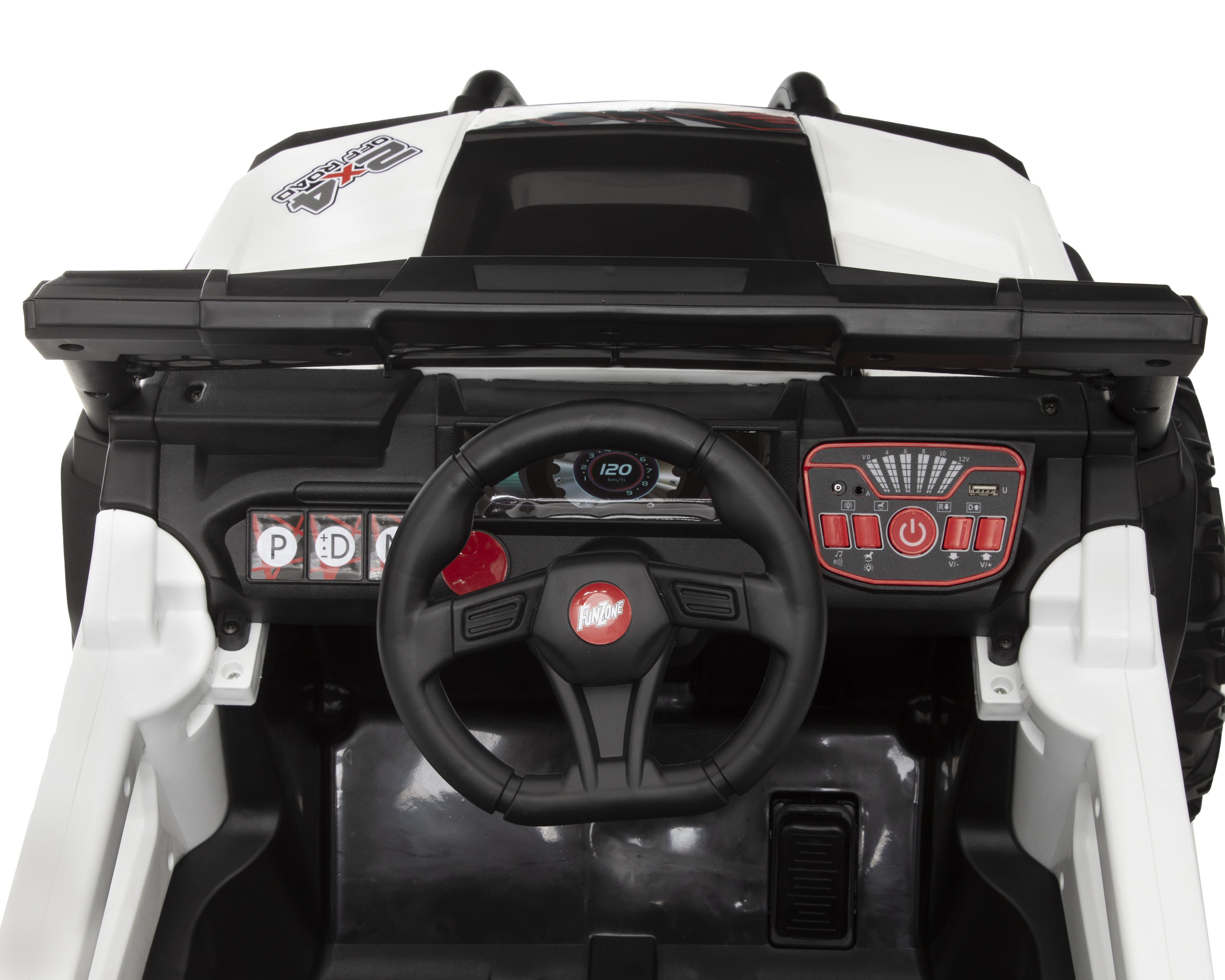 Foto 5 | Foto 5 | Montable Eléctrico Funzone Buggy Blanco
