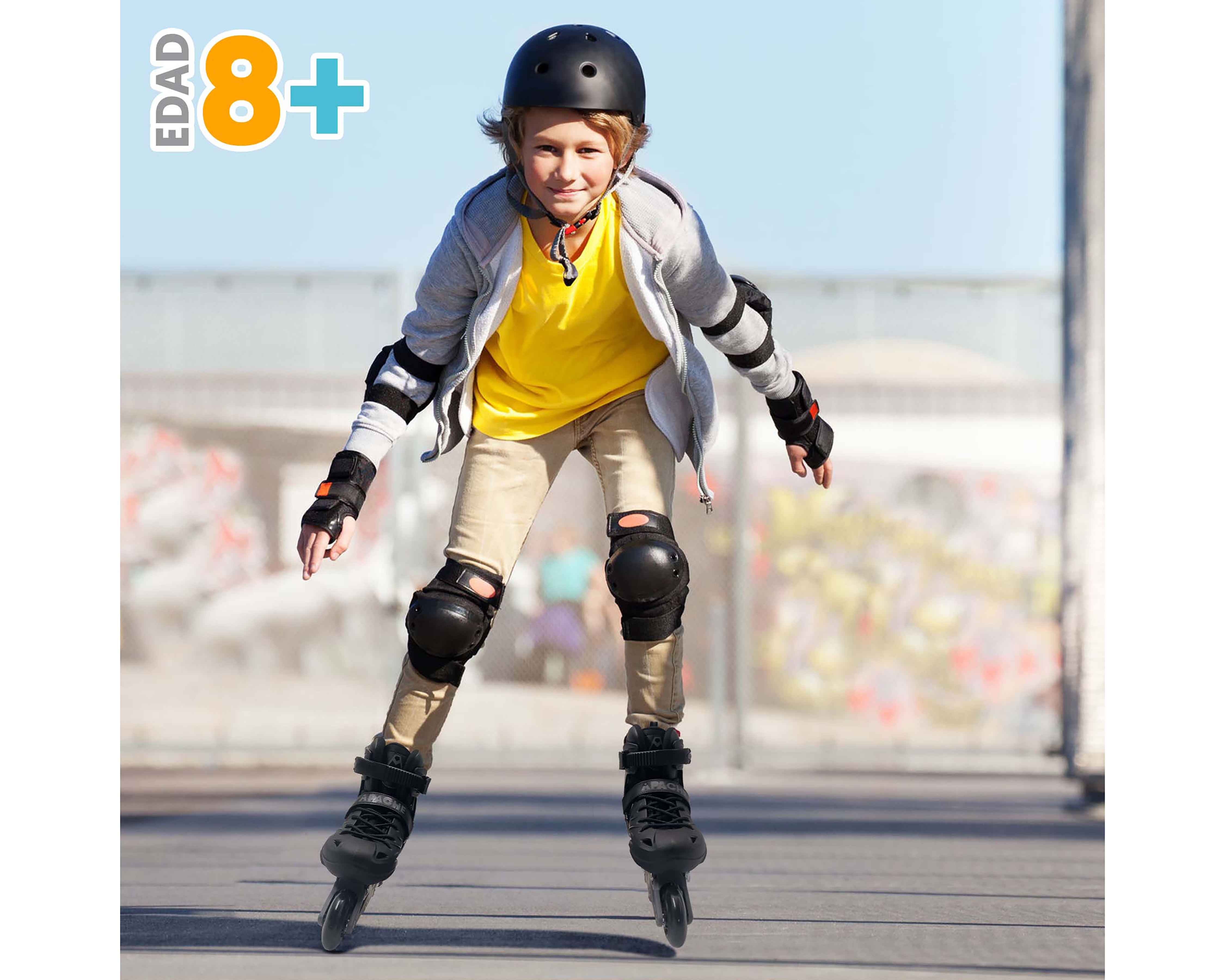 Foto 6 pulgar | Foto 5 | Patines Apache PRL-SKAX-C Talla Ajustable