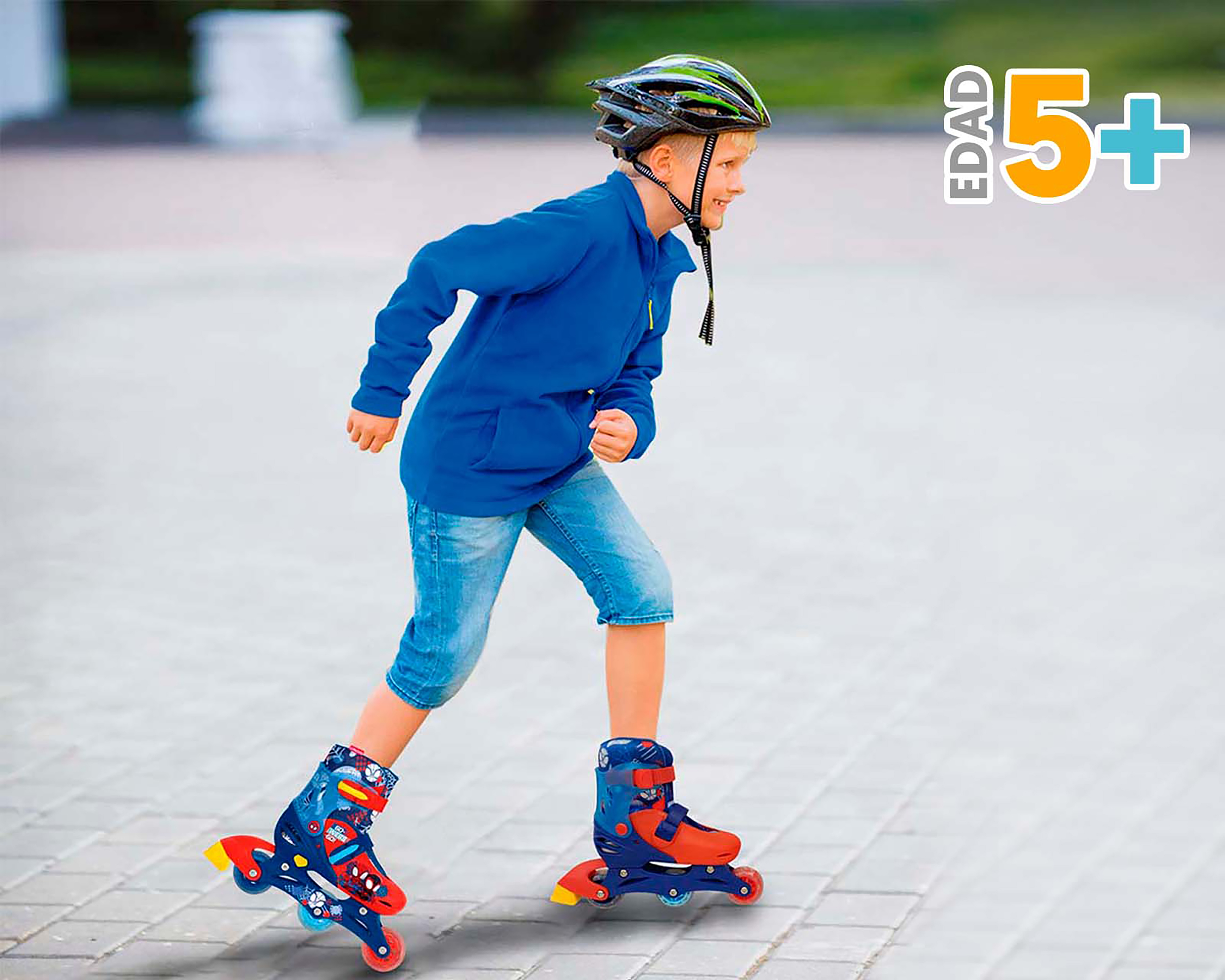 Foto 6 | Foto 6 | Patines Apache Spider-Man TO-SKSM-S Azules Talla 19-22