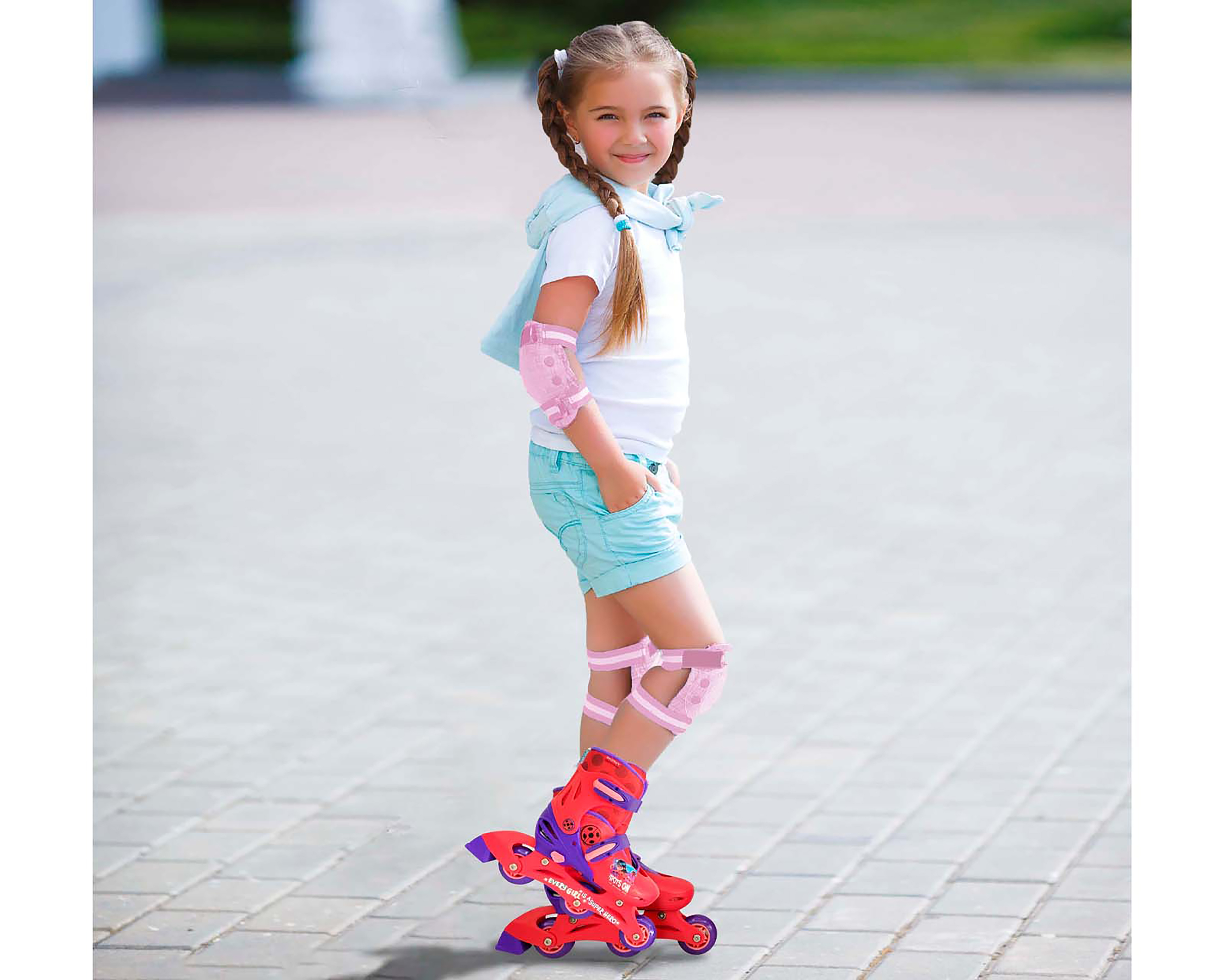 Foto 5 | Foto 5 | Patines Apache Ladybug To-SKLB-S Rojos Talla 19