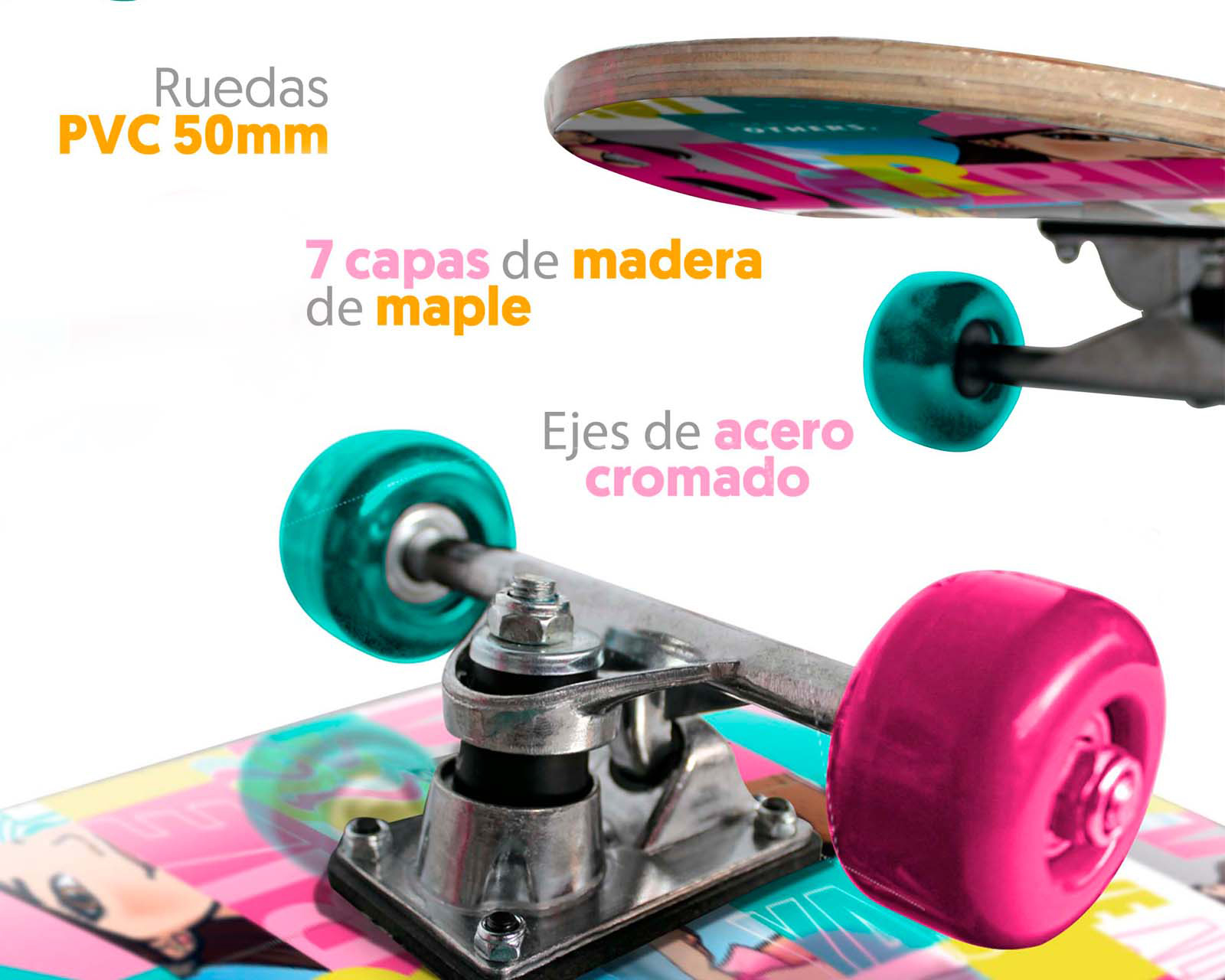 Foto 3 | Foto 3 | Patineta Apache Barbie SBBB31-B