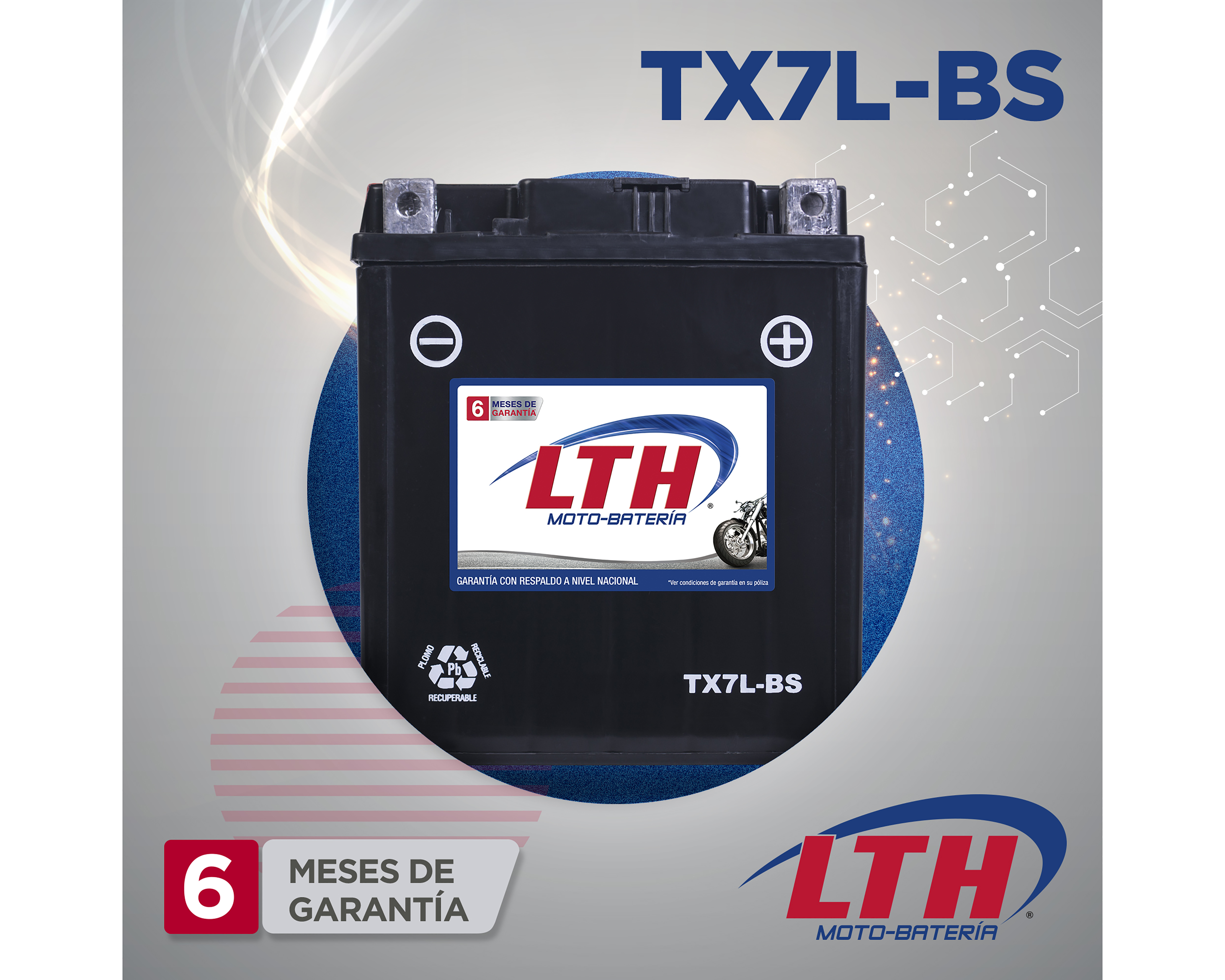 Foto 3 pulgar | Foto 2 | Acumulador LTH TX7L-BS