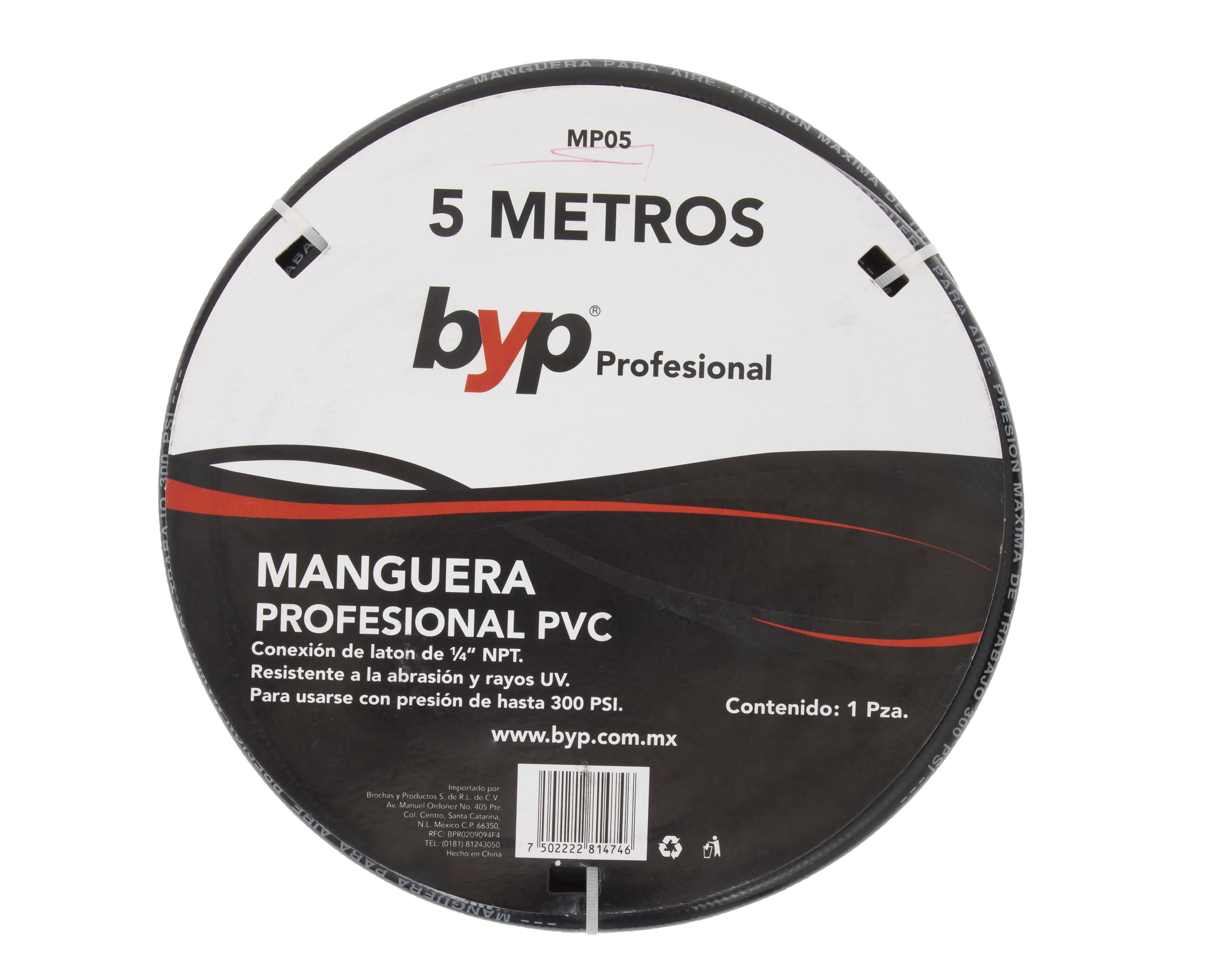 Foto 1 | Foto 1 | Manguera para Compresor Byp 5 m Negra