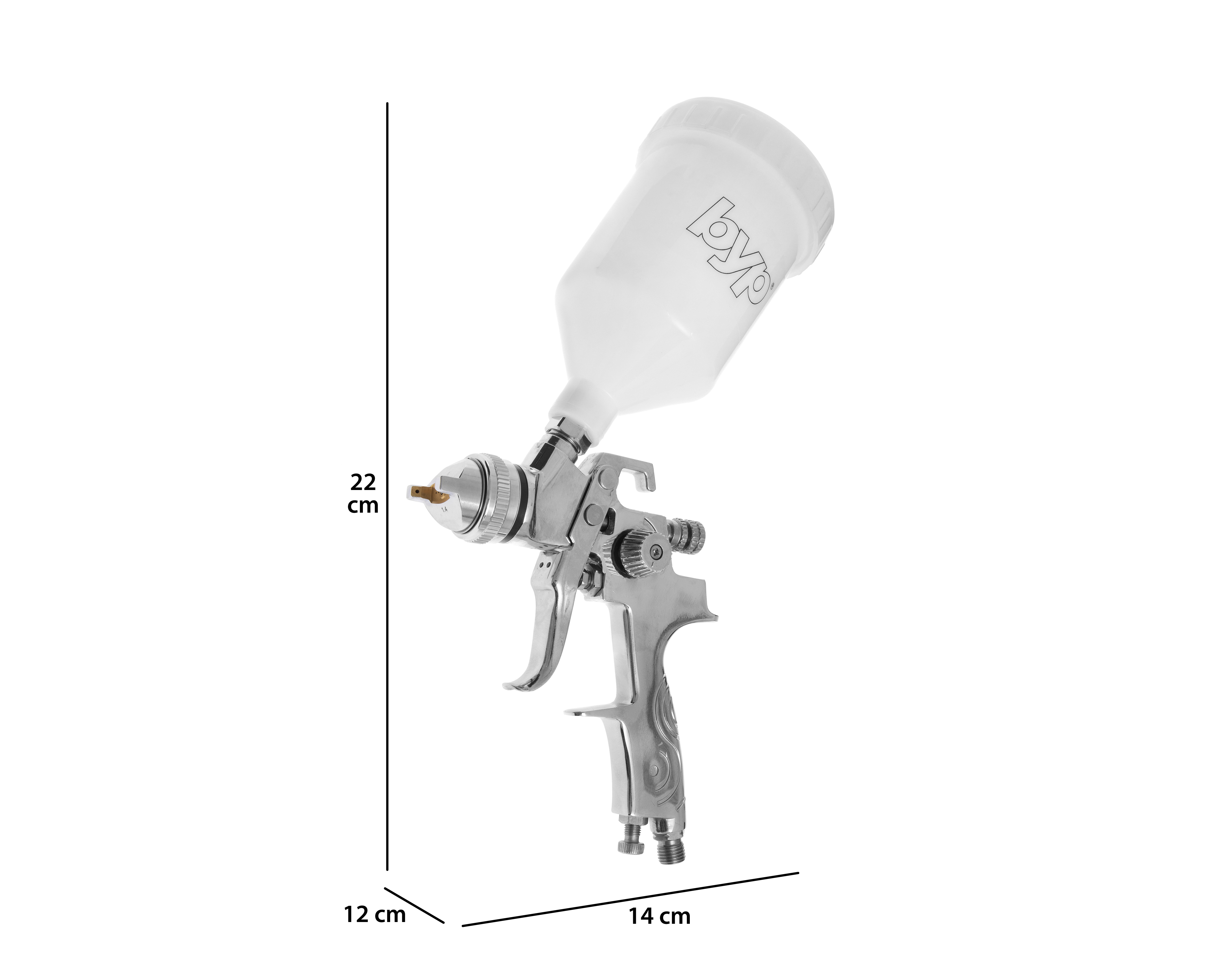 Foto 5 | Foto 5 | Pistola para Pintura Byp HVLP 600 ml