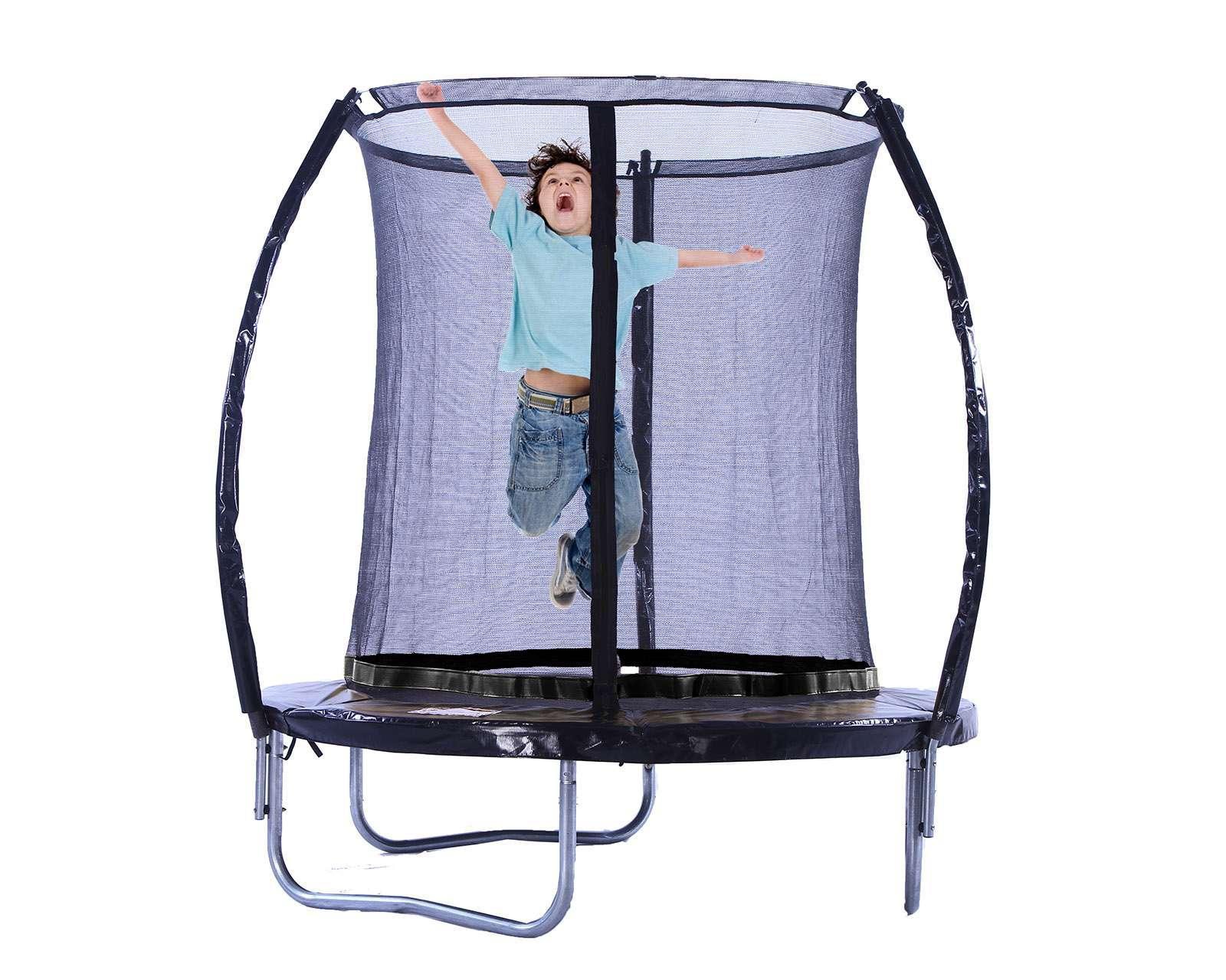 Foto 3 pulgar | Foto 2 | Trampolín Jump Jump Jump Negro 6 Pies