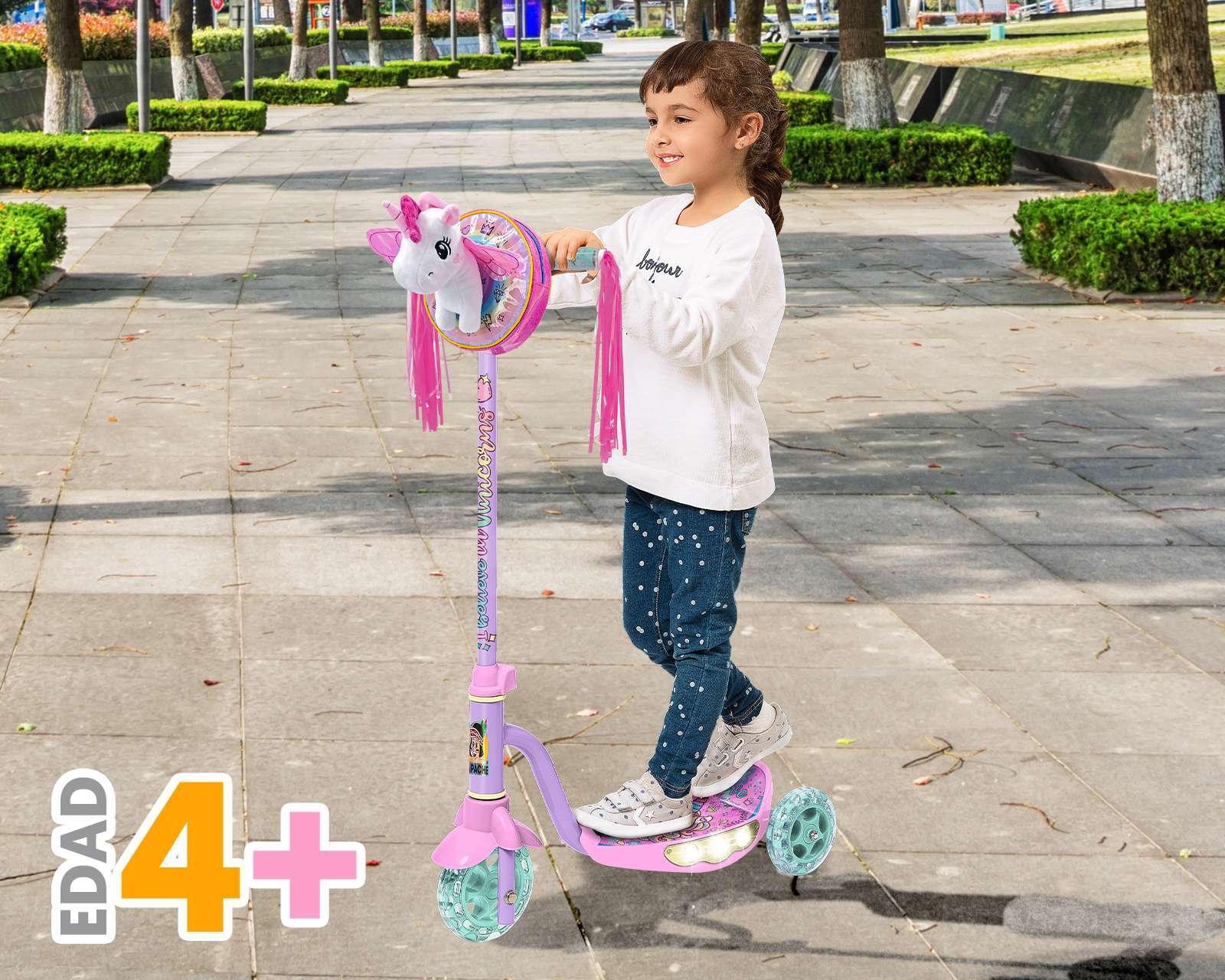 Foto 2 | Foto 2 | Scooter Flying Wheel Rush Girl Unicorn con Luces
