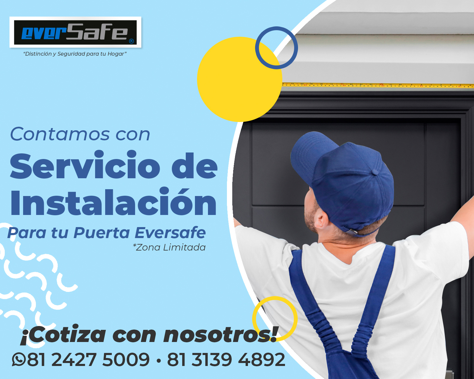 Foto 7 pulgar | Foto 6 | Puerta de Seguridad Eversafe de Acero para Exterior de 96 x 213 cm