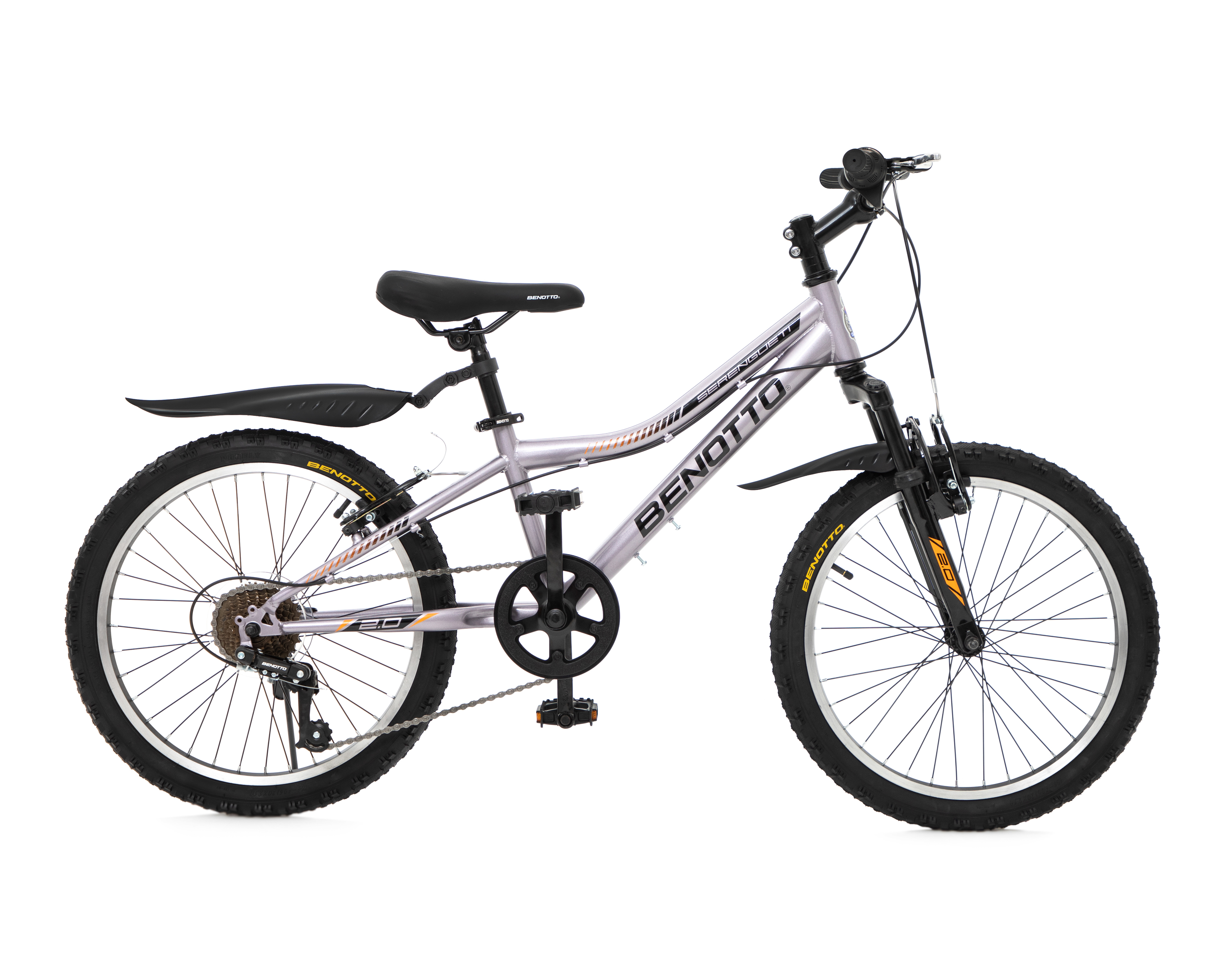 Foto 2 | Foto 2 | Bicicleta de Montaña Benotto Serengetti 20" Gris