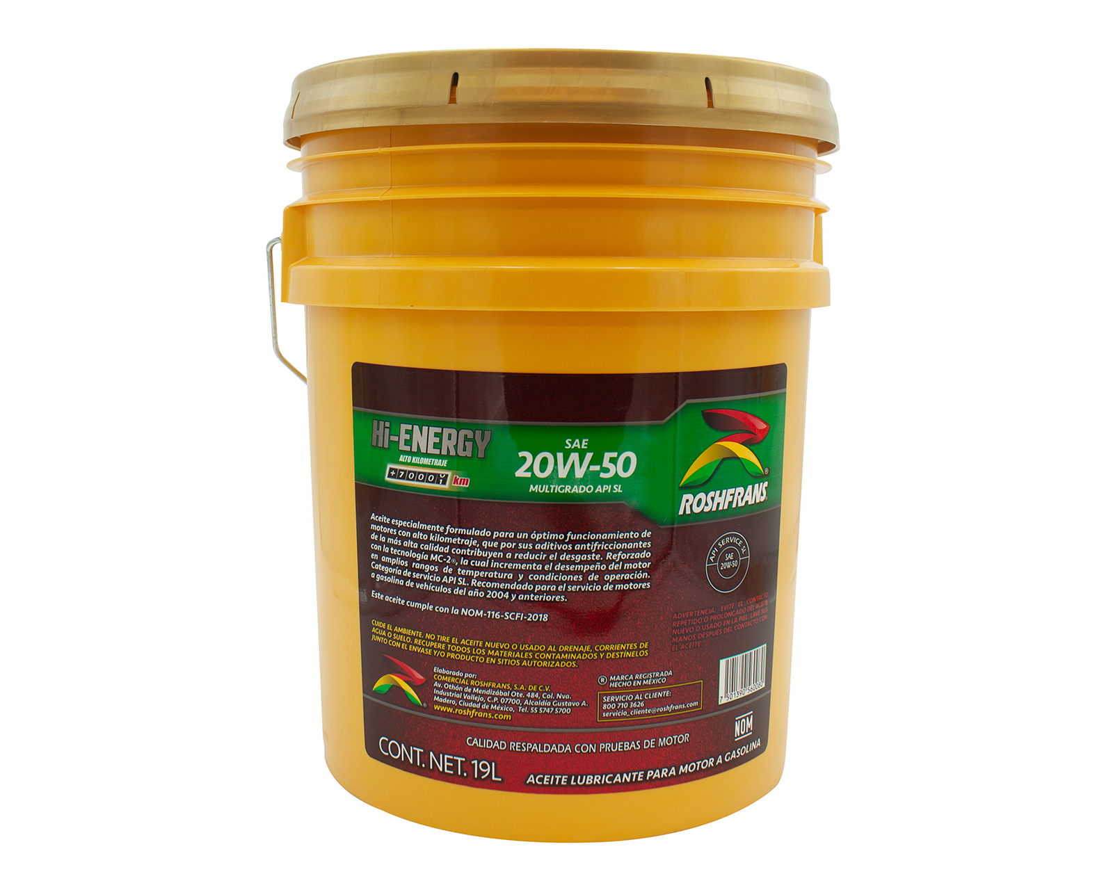 Foto 4 | Foto 4 | Aceite Roshfrans para Motor de Automóvil Multigrado 19 l