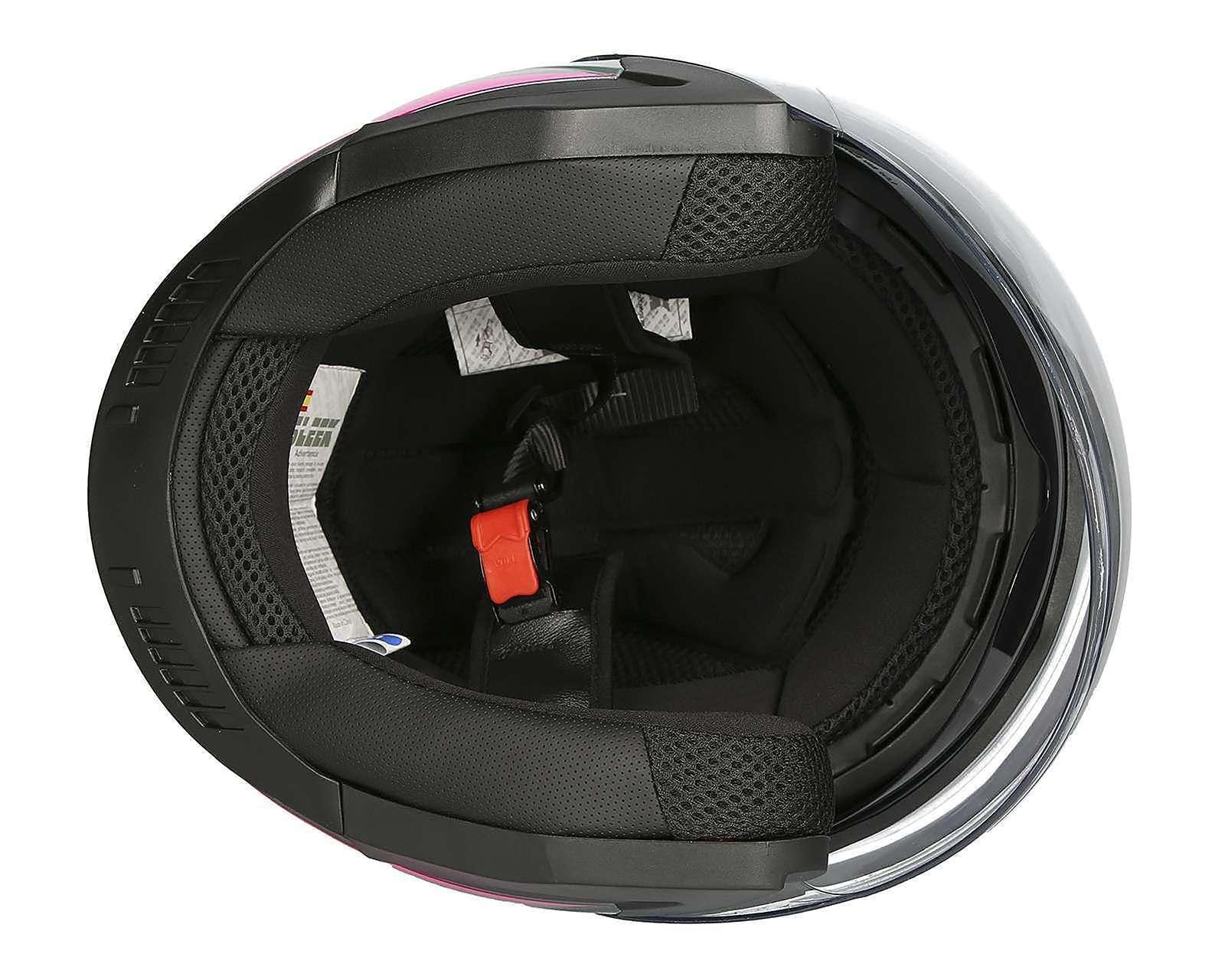 Foto 9 | Foto 9 | Casco para Motociclista Sleek Mediano Resistente a Rayos UV Negro