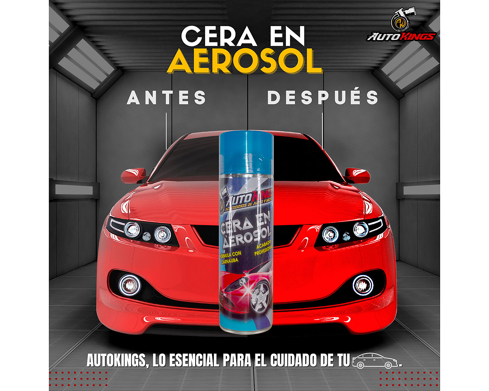 Foto 1 | Foto 1 | Cera en Aerosol Autokings 440 ml