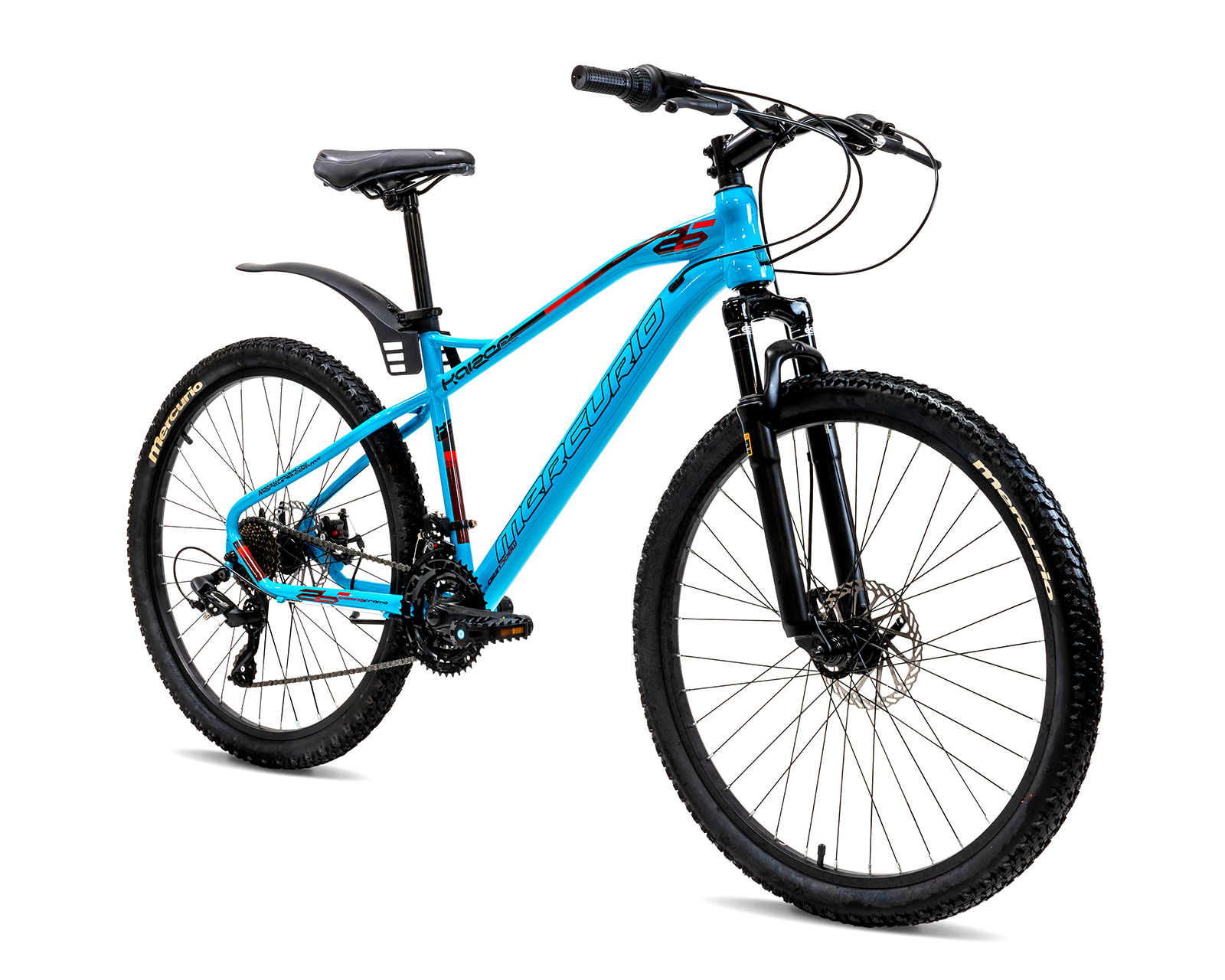 Foto 2 pulgar | Foto 1 | Bicicleta de Montaña Mercurio Kaizer MTB Rodada 26 Azul