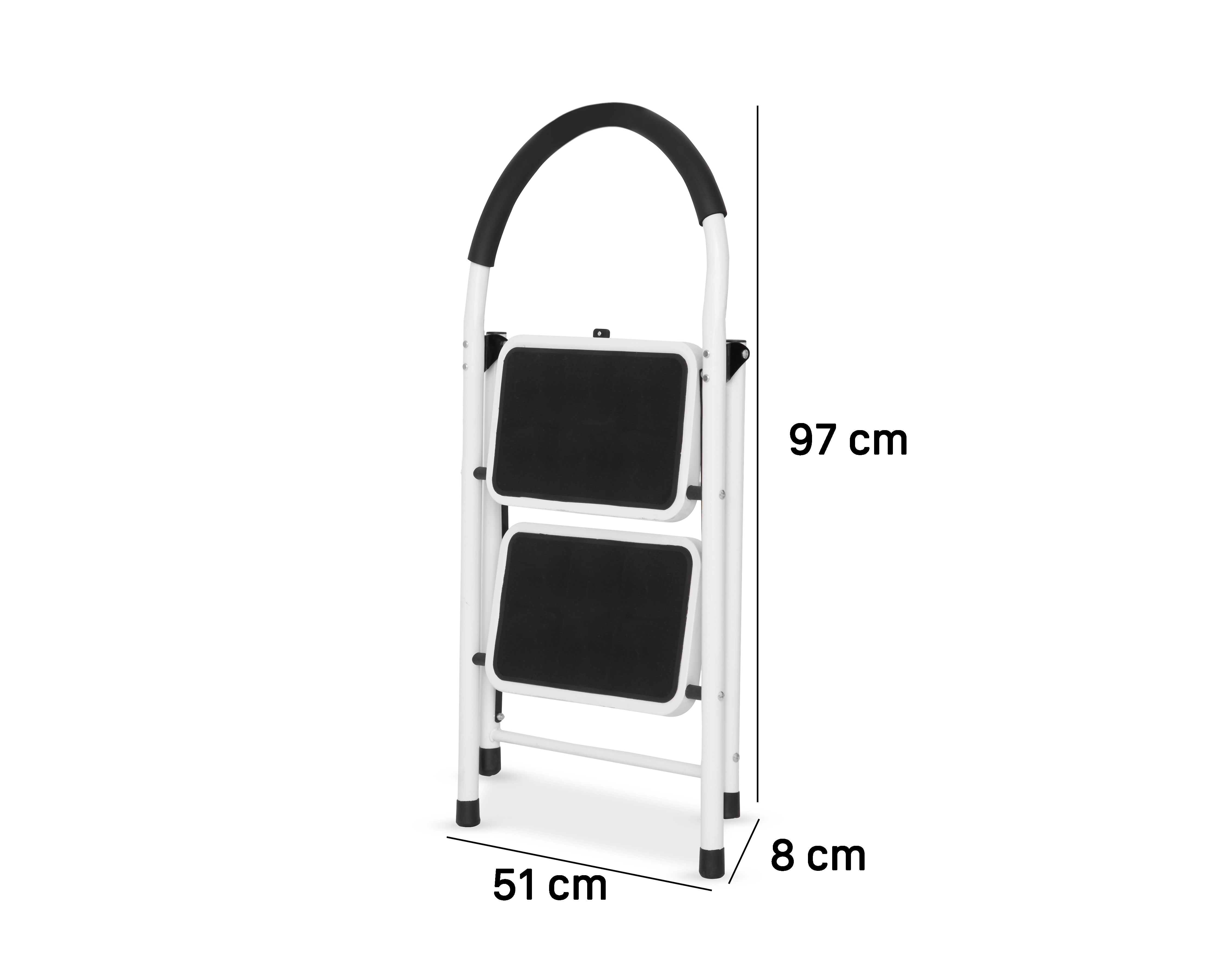 Foto 5 pulgar | Foto 4 | Escalera para Hogar Peldaños Antiderrapantes 2 Escalones