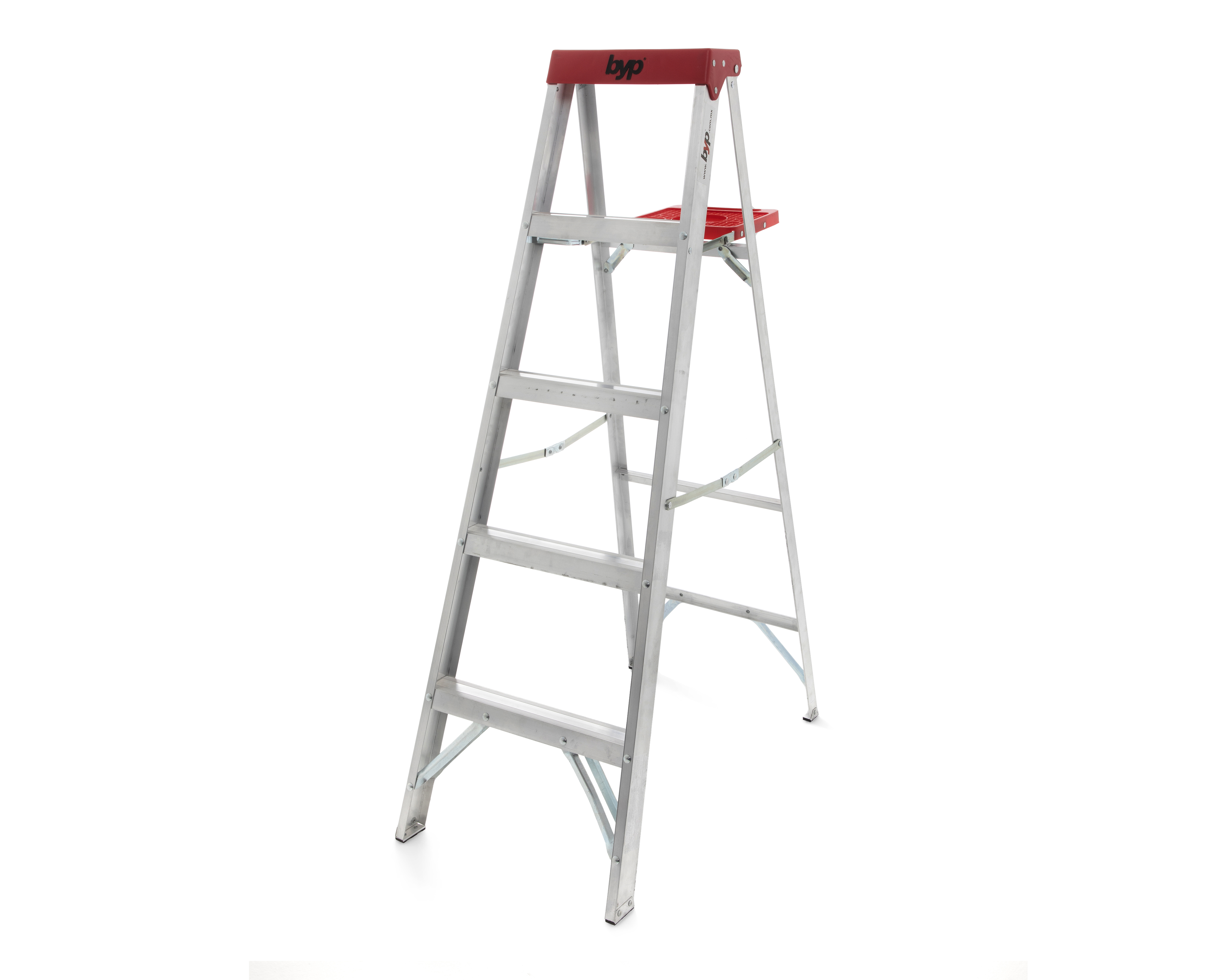 Escalera de Peldaño BYP Aluminio 155 cm