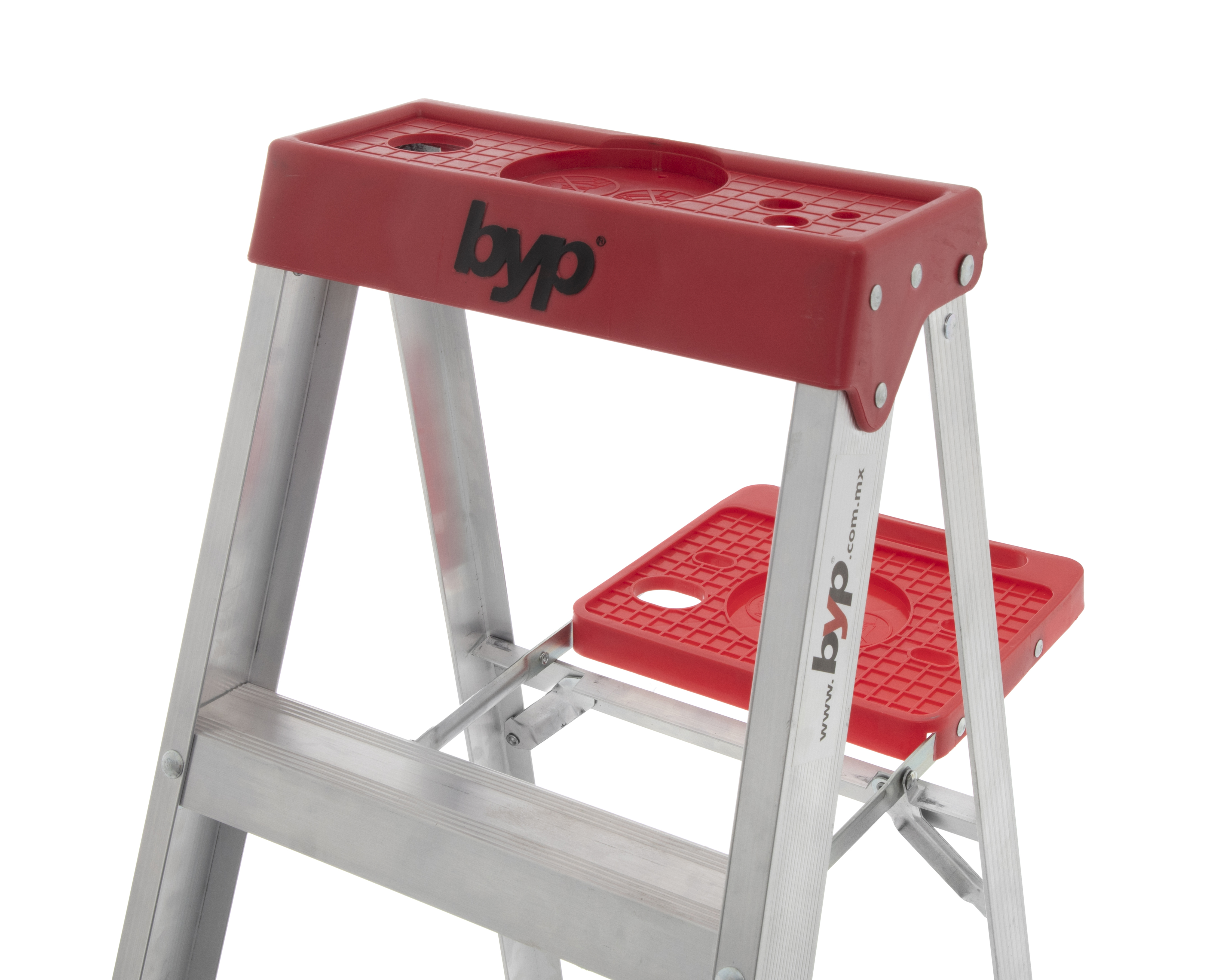 Foto 4 | Foto 4 | Escalera de Peldaño BYP Aluminio 155 cm