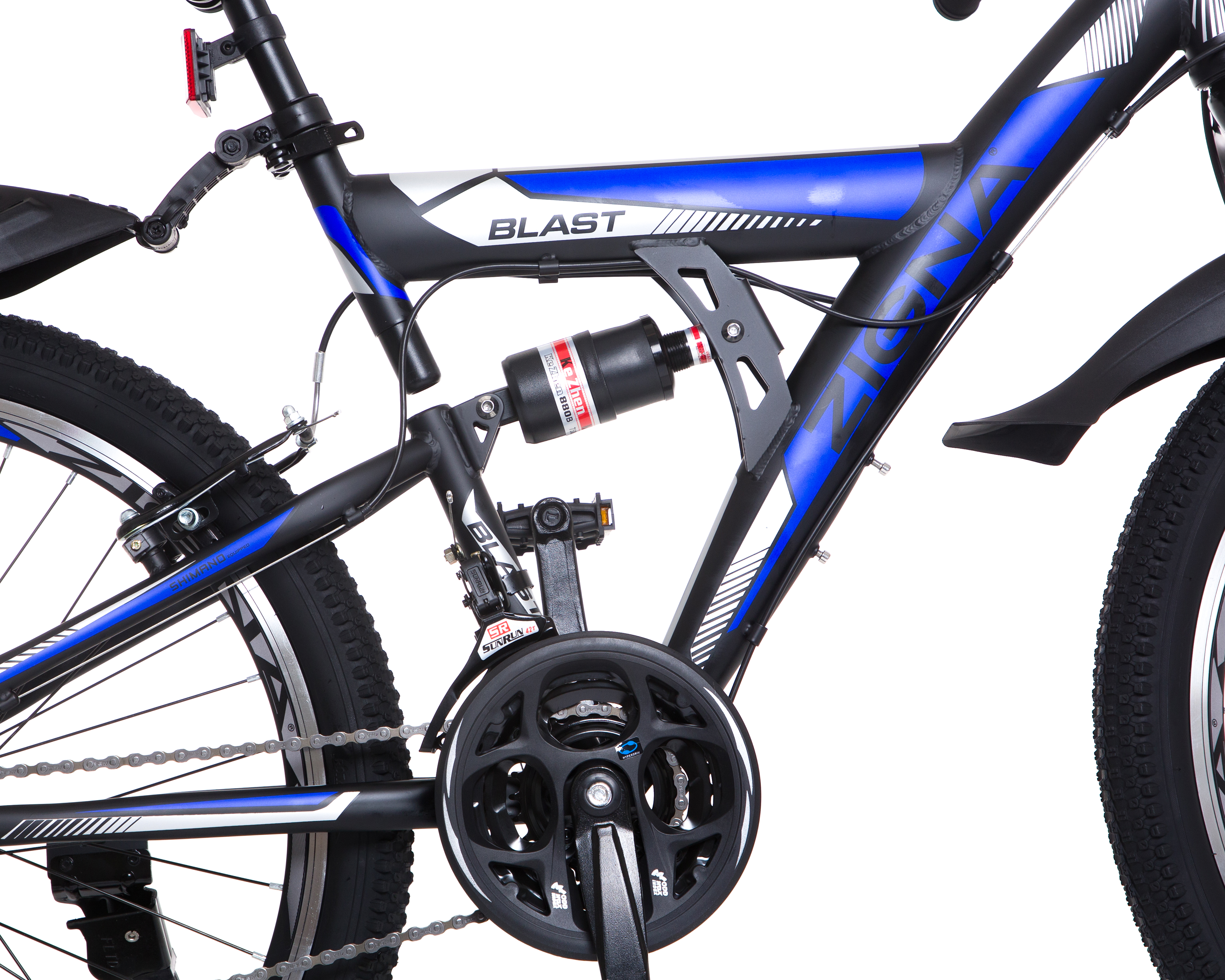 Foto 6 | Foto 6 | Bicicleta de Montaña Zigna Blast 24" Azul