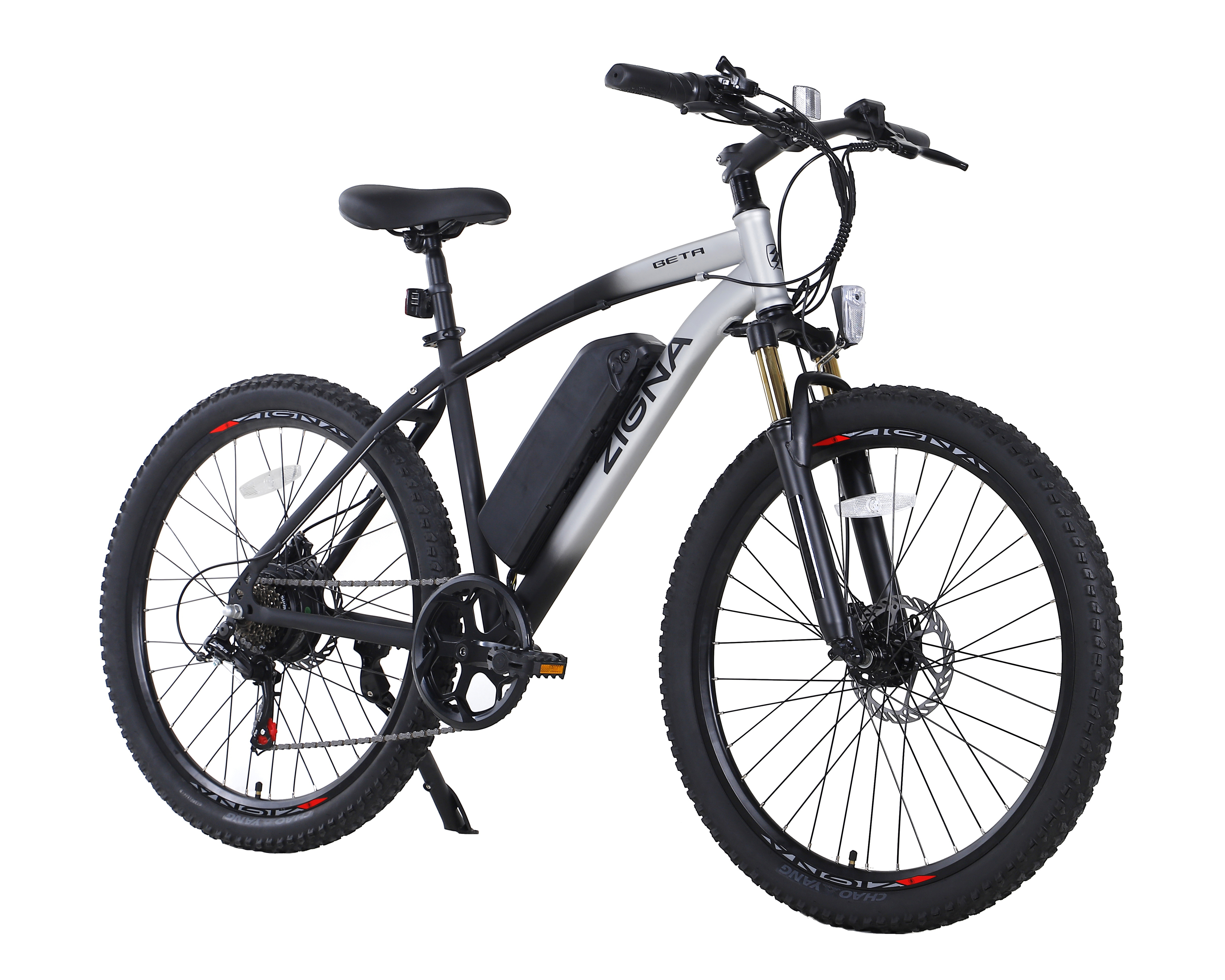Bicicleta Eléctrica Motor 350 W Zigna Beta 26" Negro