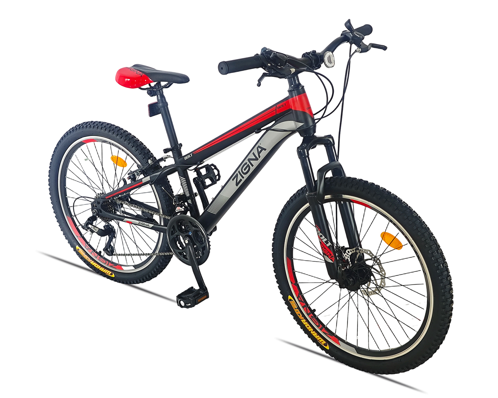 Bicicleta de Montaña Zigna Bolt 24" Negra
