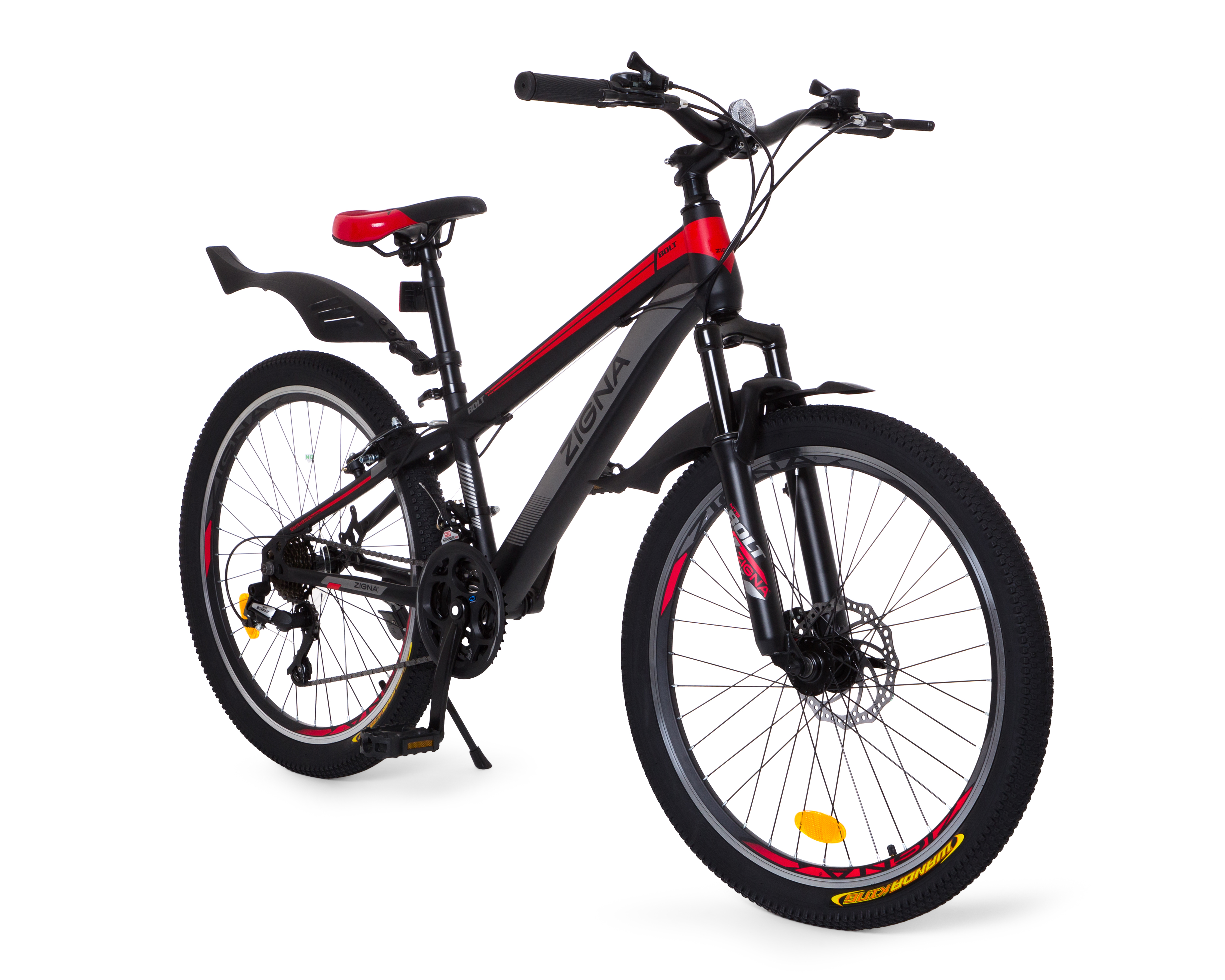 Bicicleta de Montaña Zigna Bolt 24" Negra